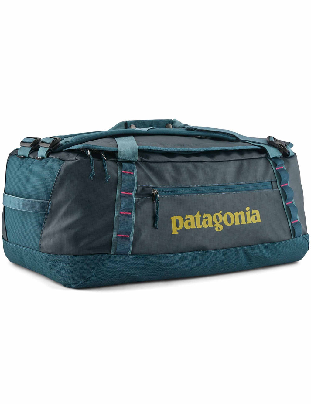 Black Hole Duffel Bag 55L - Tidal Teal w/Luminous Pink