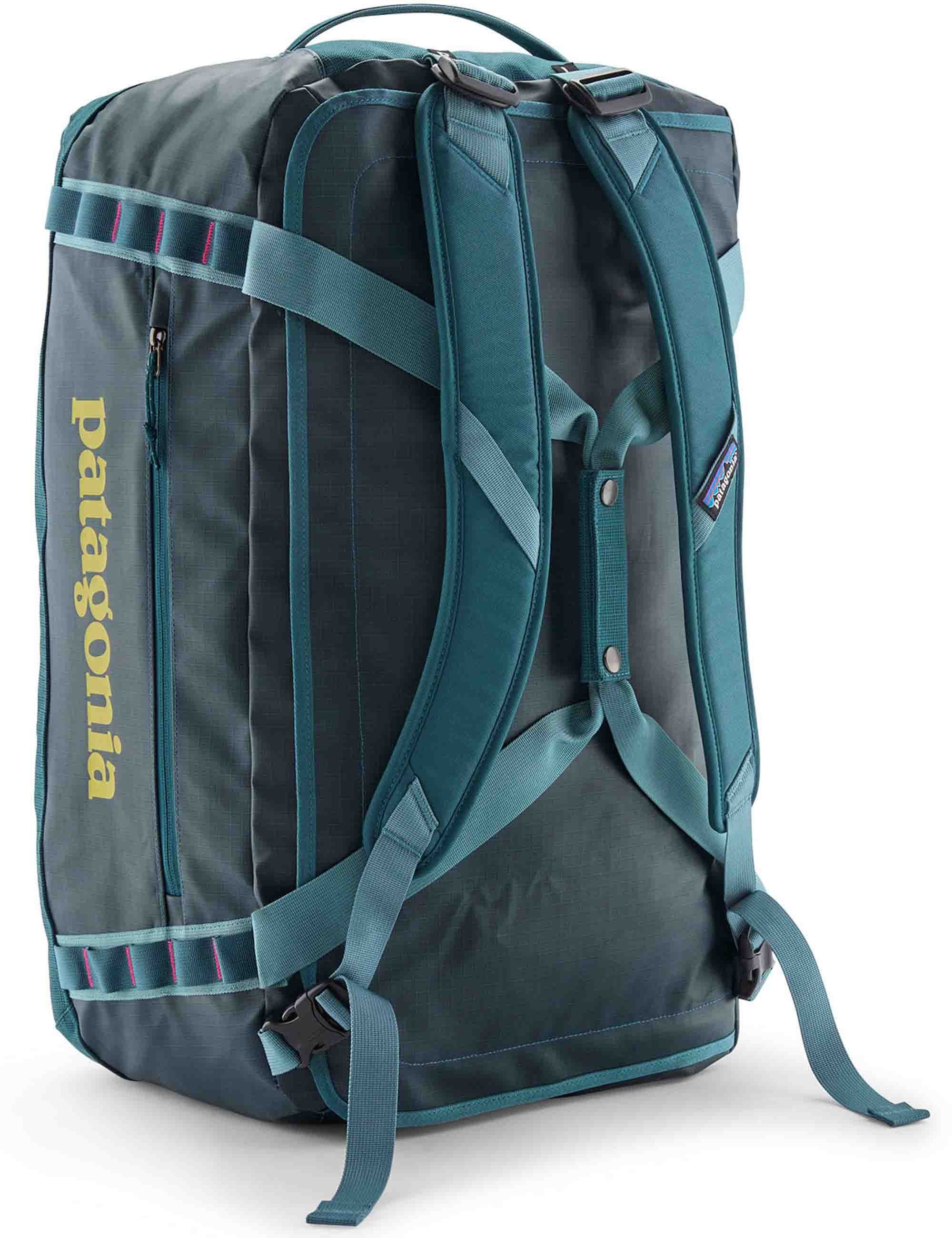 Black Hole Duffel Bag 55L — Tidal Teal w/Luminous Pink – Fat Buddha Store
