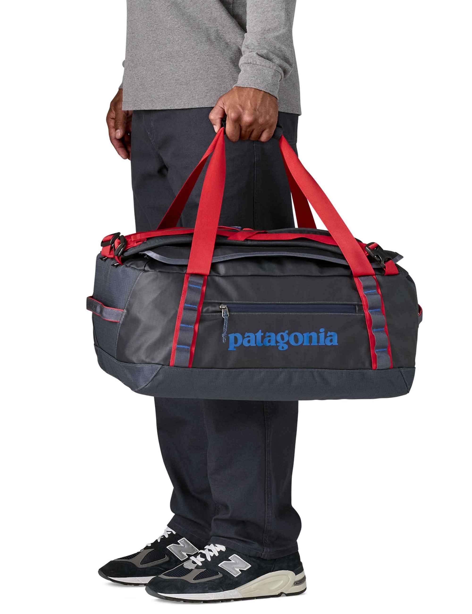 Patagonia Black Hole Duffel 40L - Smolder Blue w/Amanita Red