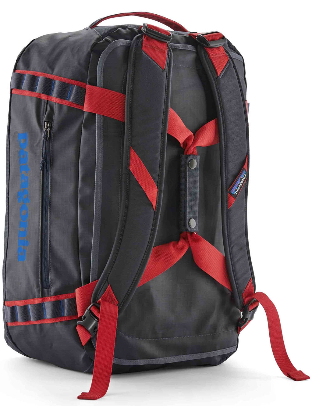 Black Hole Duffel 40L - Smolder Blue w/Amanita Red