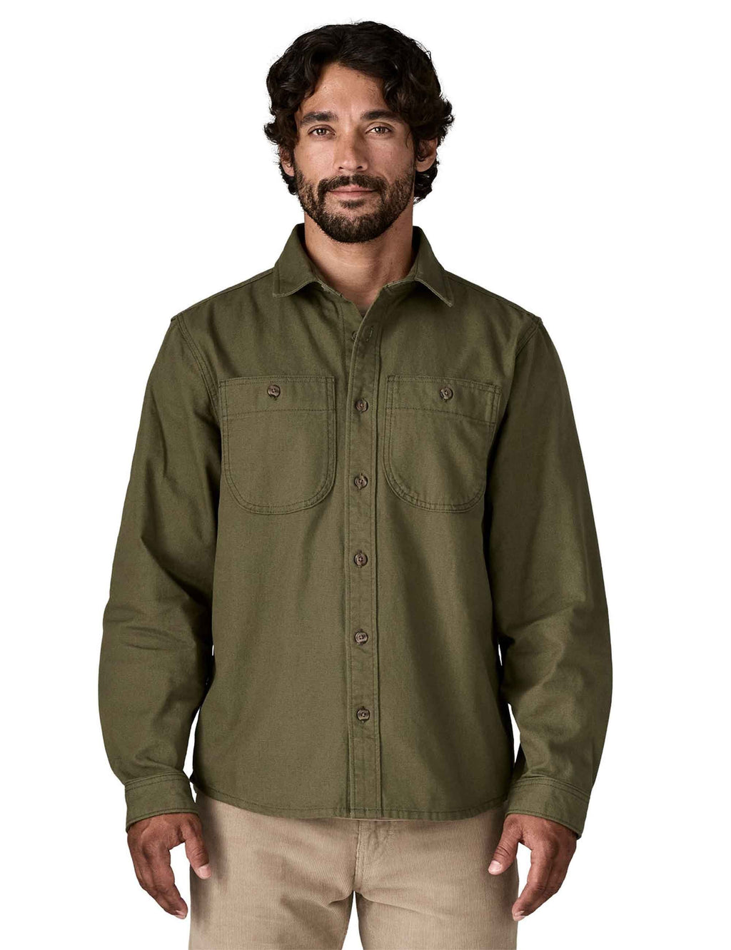 Point Reyes Canvas Shirt - Basin Green