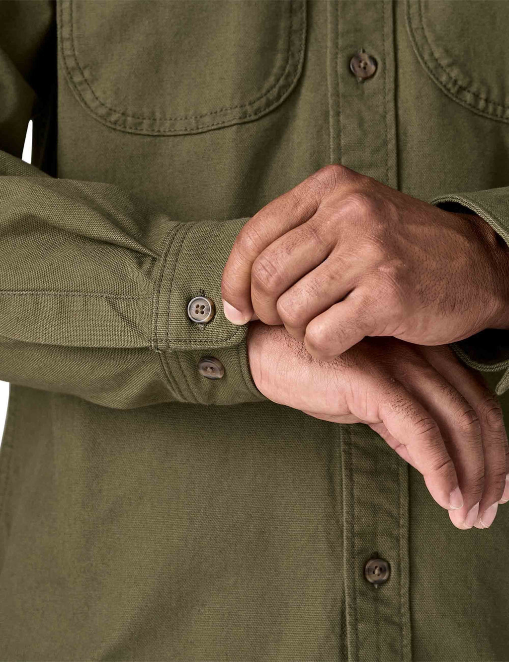 Point Reyes Canvas Shirt - Basin Green