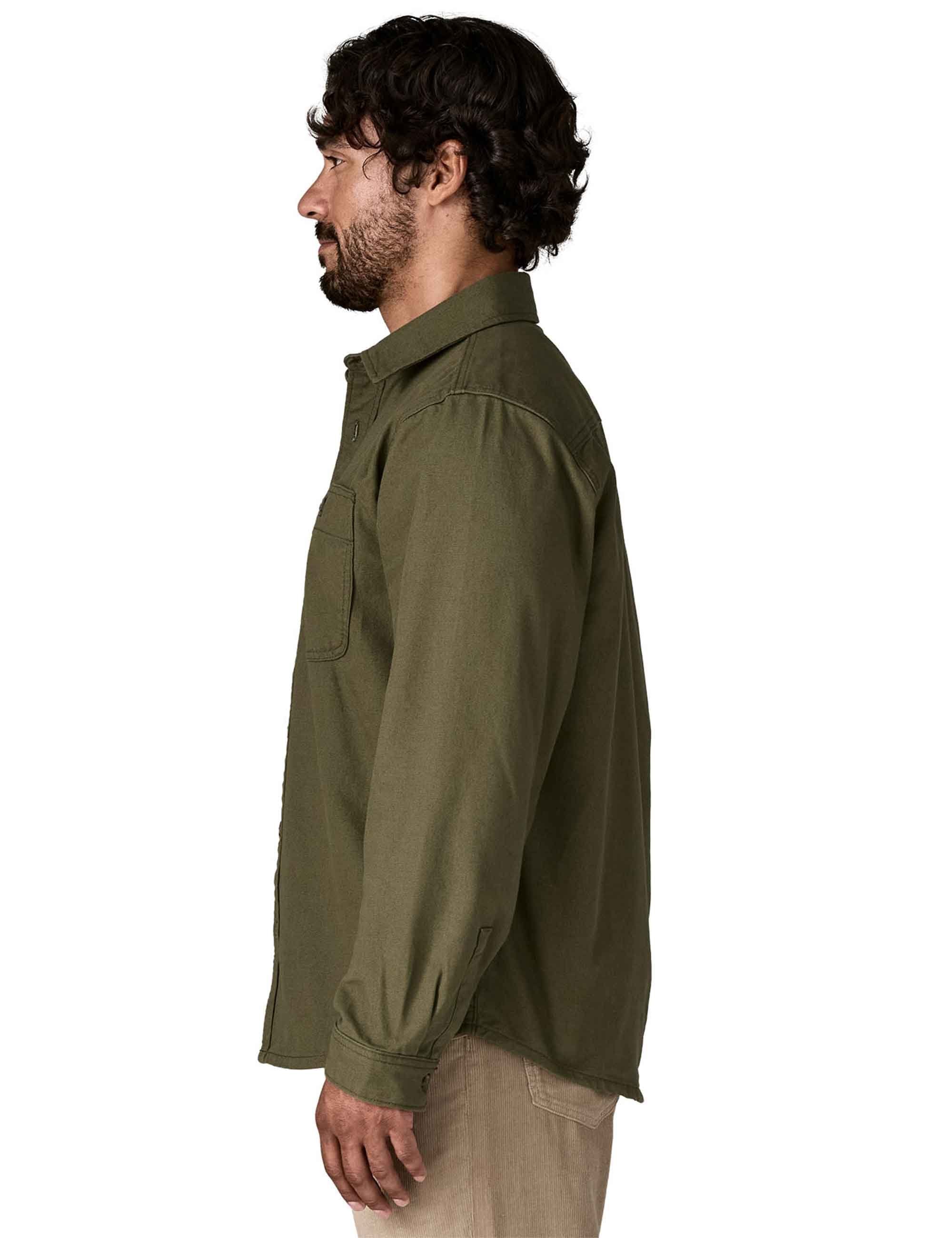 Patagonia Point Reyes Canvas Shirt - Basin Green