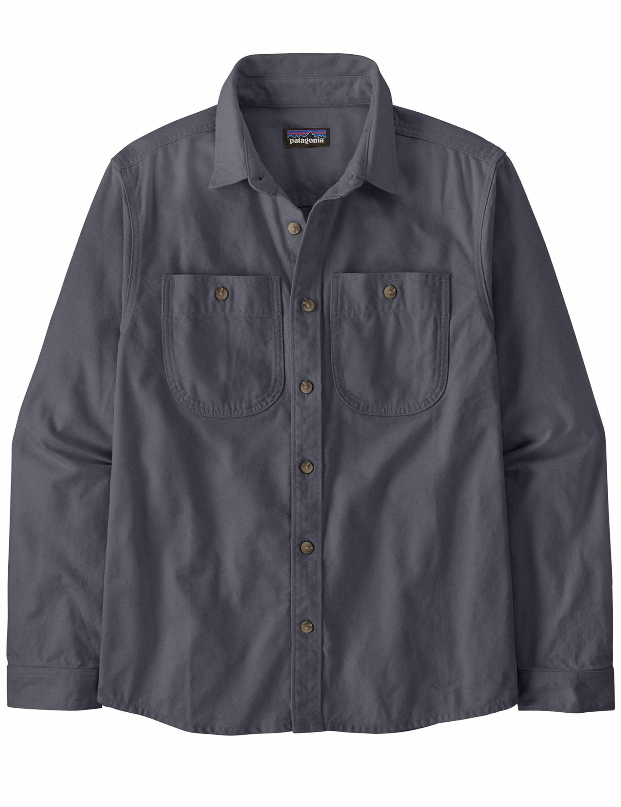 Patagonia Point Reyes Canvas Shirt - Smolder Blue