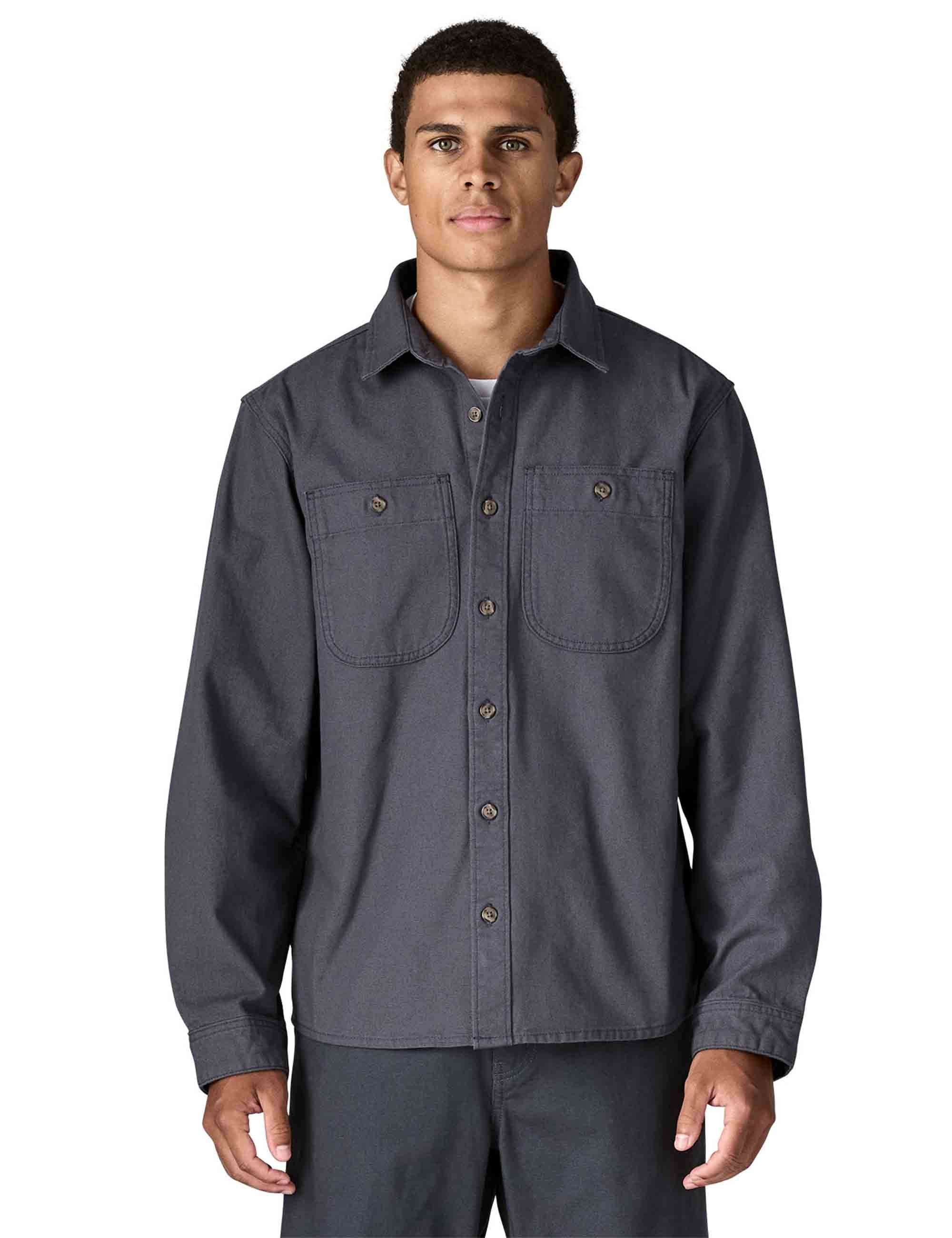 Patagonia Point Reyes Canvas Shirt - Smolder Blue