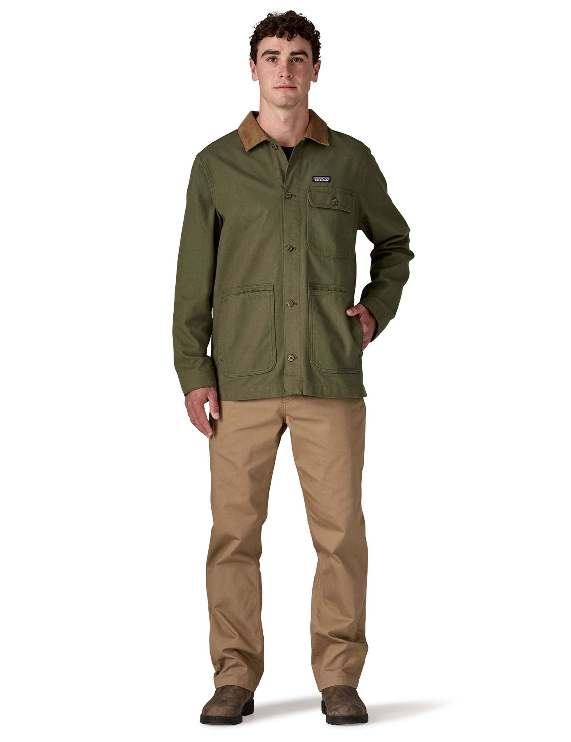 Patagonia Point Reyes Canvas Jacket - Basin Green