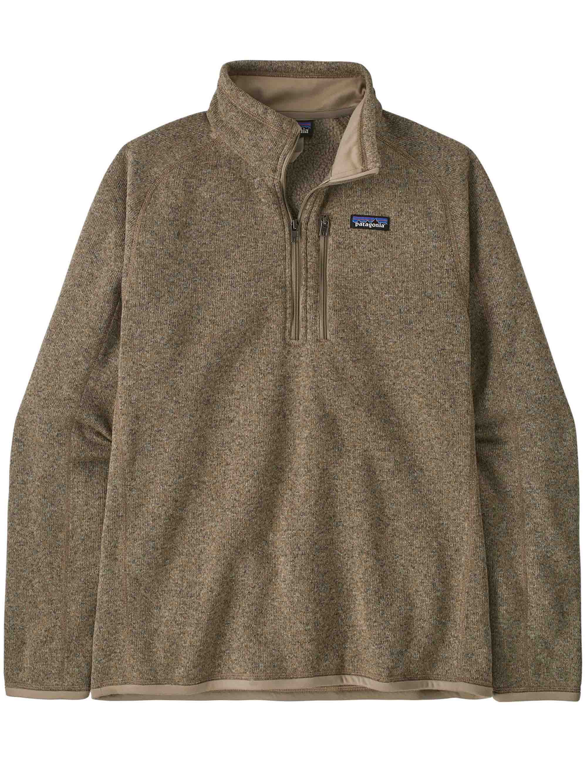 Patagonia Better Sweater 1/4 Zip Fleece - Seabird Grey w/Seabird Grey