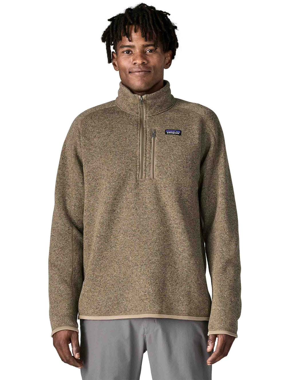 Better Sweater 1/4 Zip Fleece - Seabird Grey w/Seabird Grey