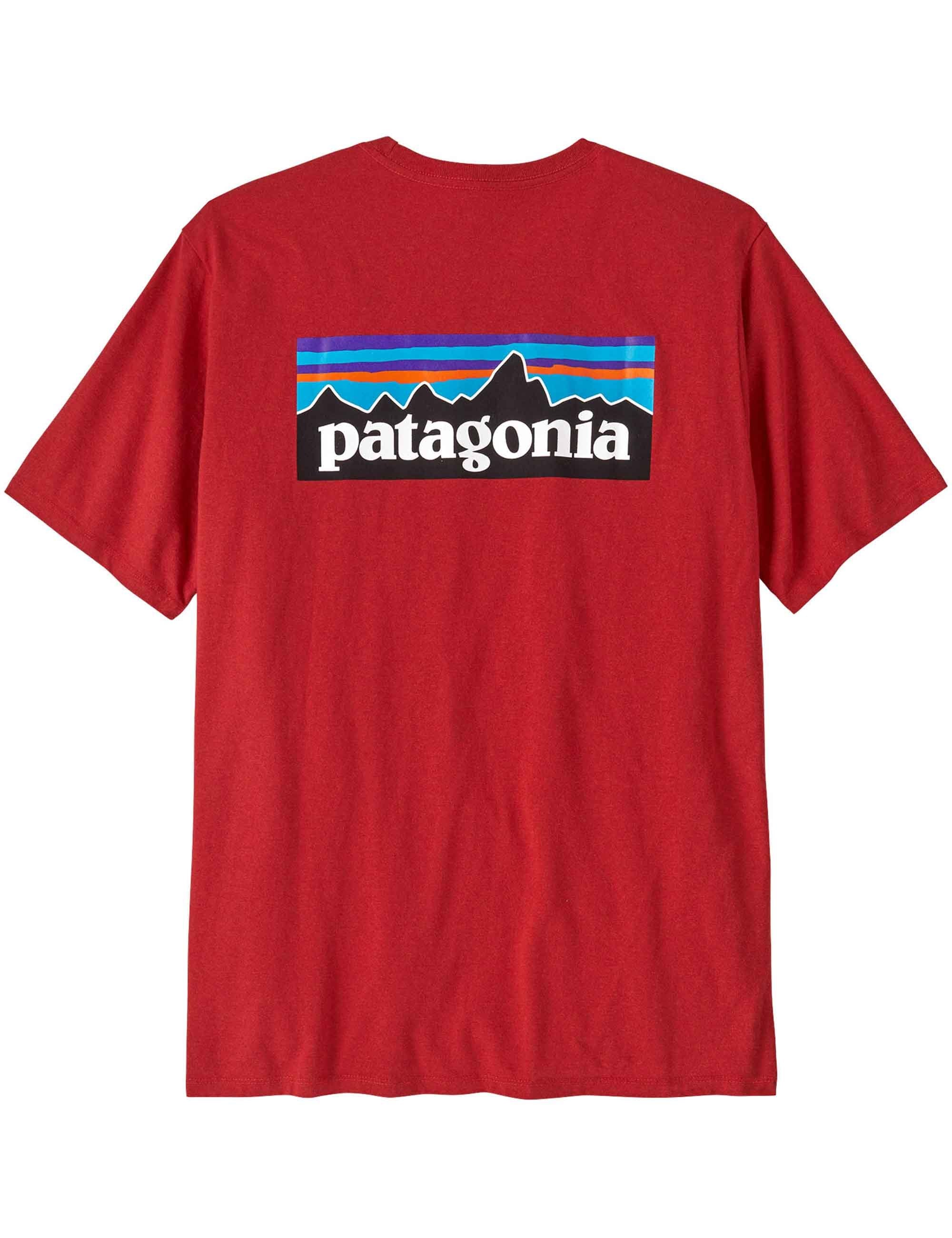Patagonia P-6 Logo Responsibili T-Shirt - Amanita Red