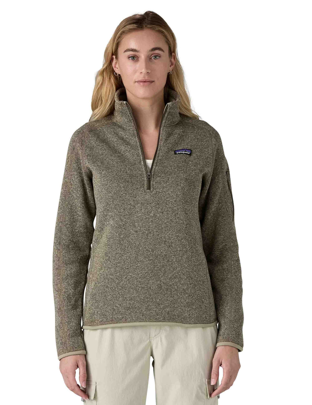 Women's Better Sweater 1/4 Zip Fleece - River Green