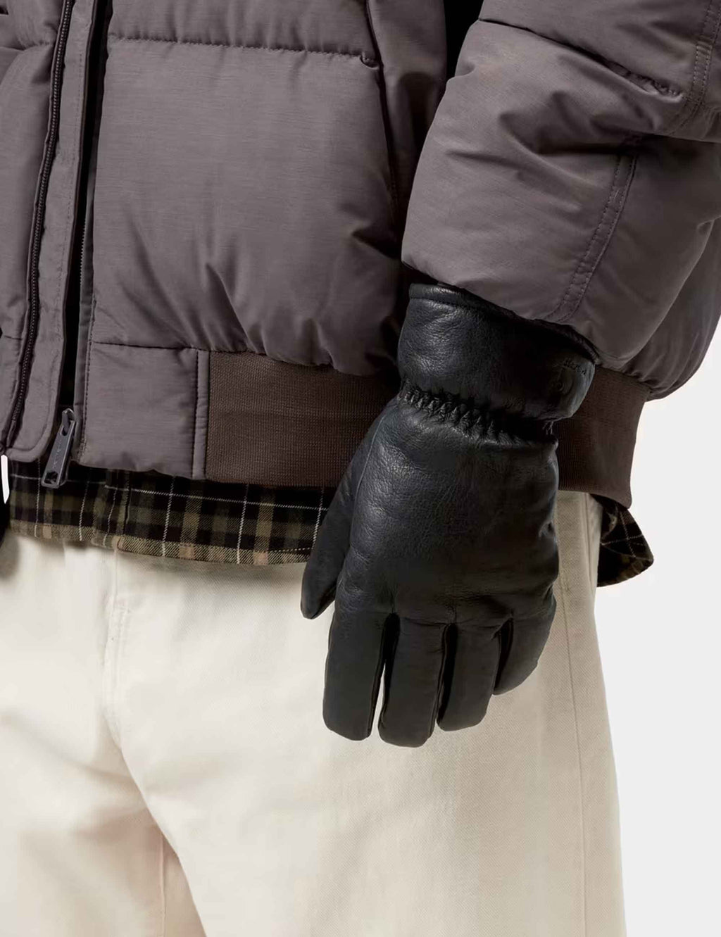 Fonda Leather Gloves - Black