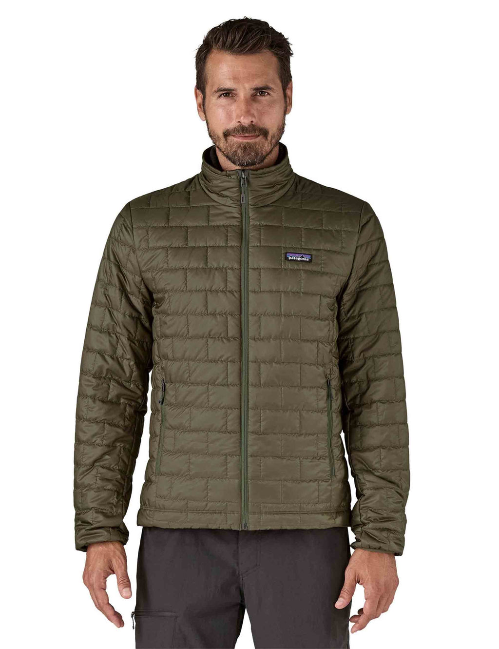 Nano Puff Jacket - Basin Green w/Tent Green