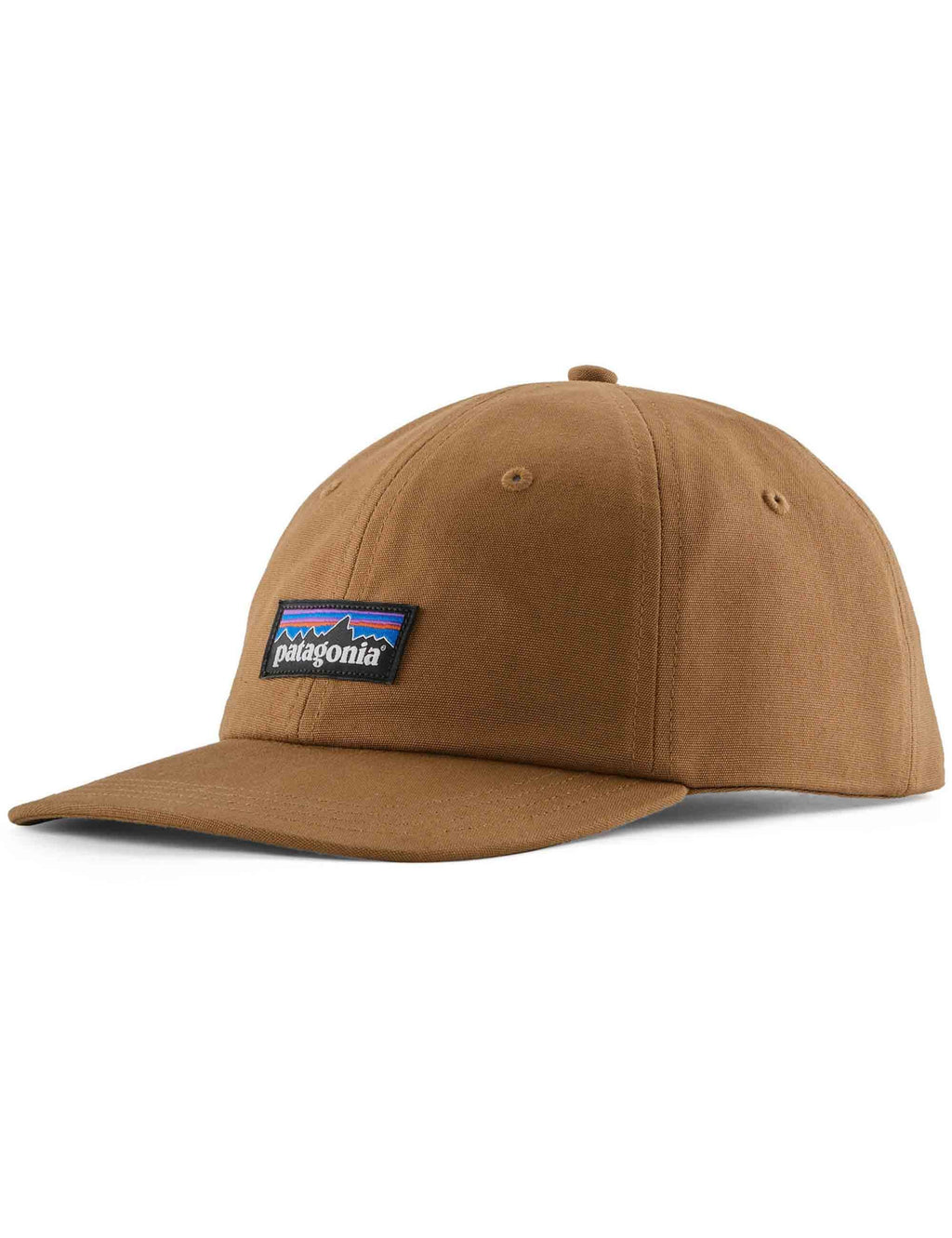 Deer Brown baseball cap with Patagonia logo patch on the front