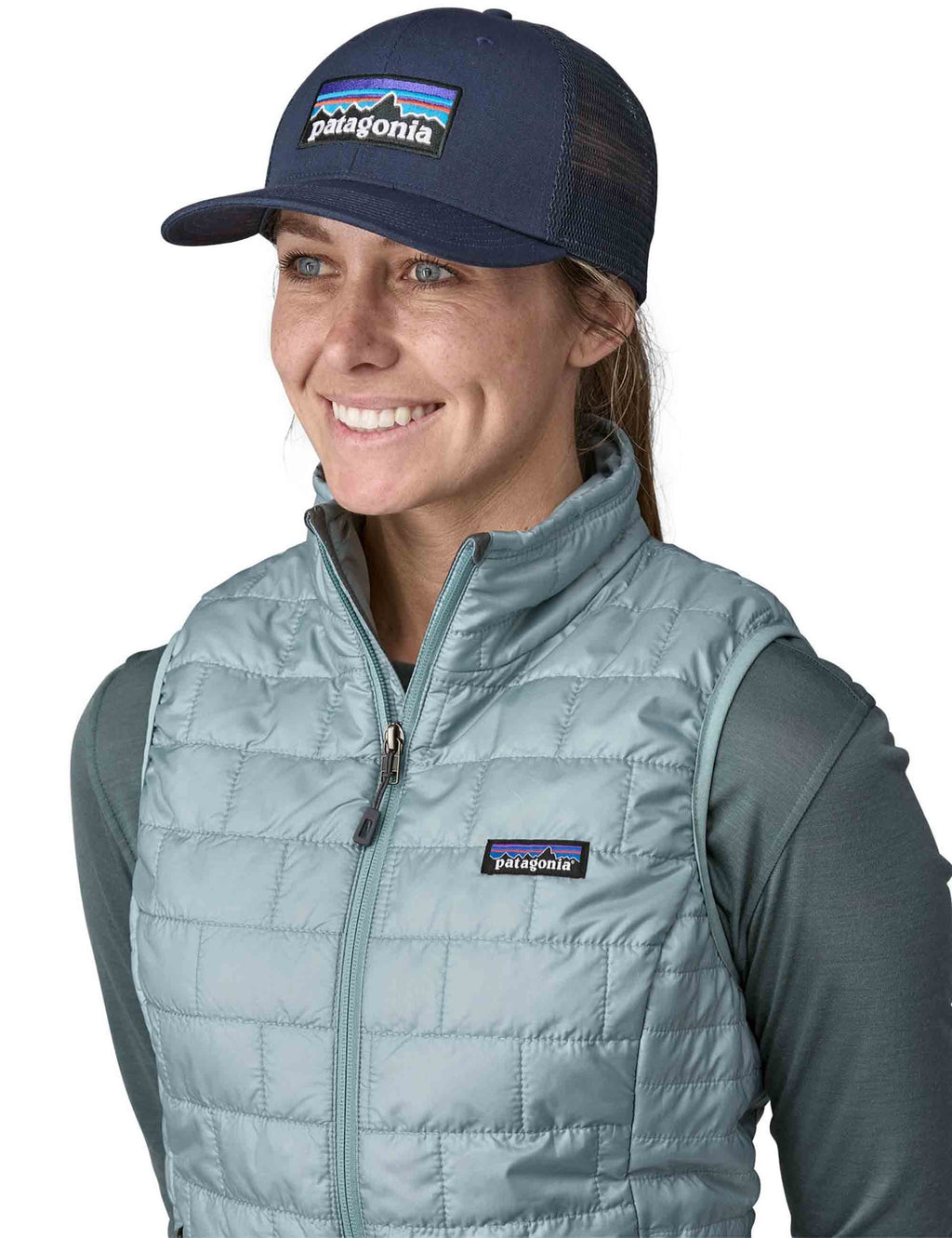 P-6 Logo Trucker Hat - New Navy