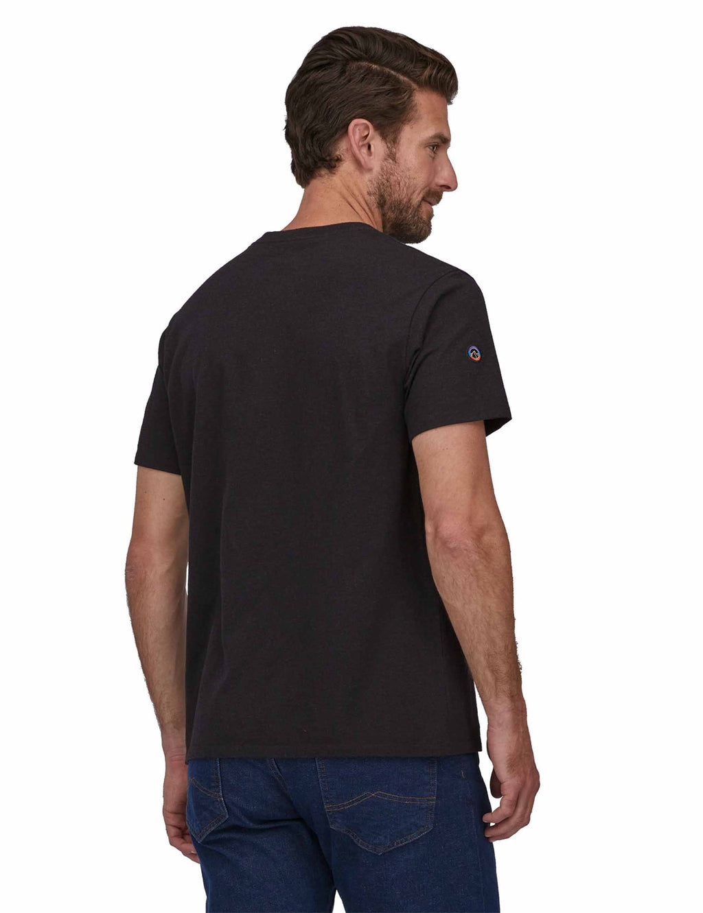 Fitz Roy Icon Responsibli T-Shirt - Ink Black