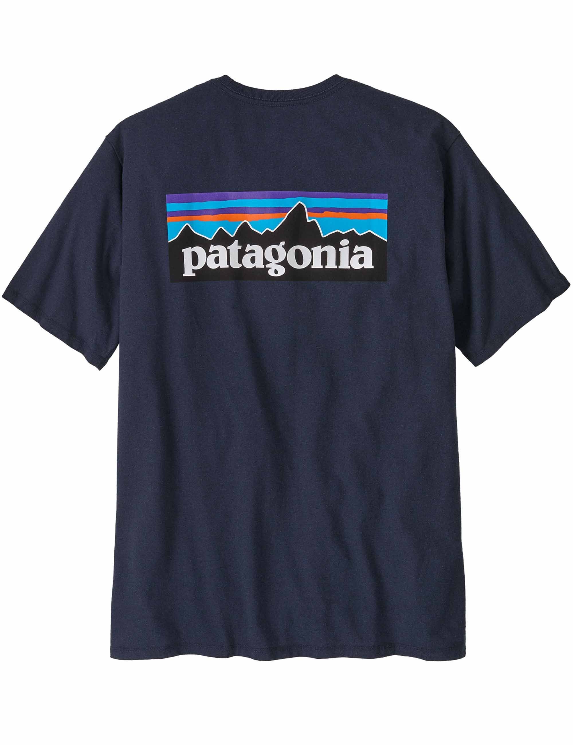 Patagonia P-6 Logo Responsibil T-Shirt - New Navy