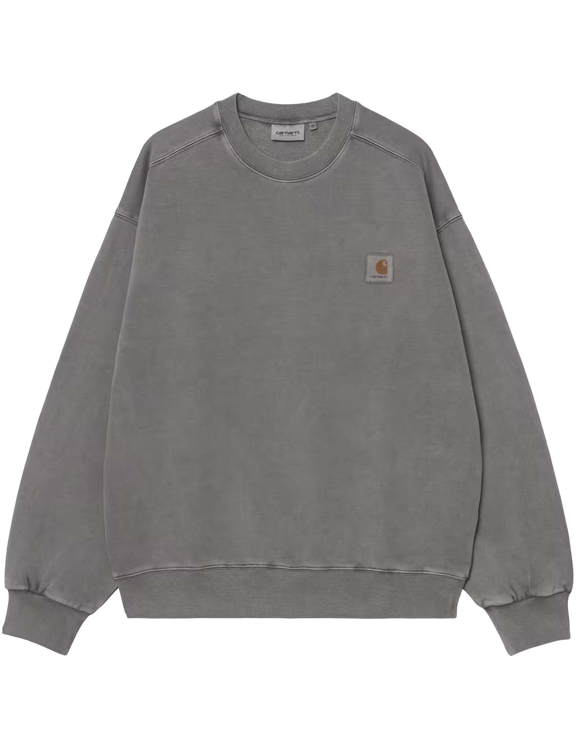 Vista Crew Sweat - Black (Garment Dyed)