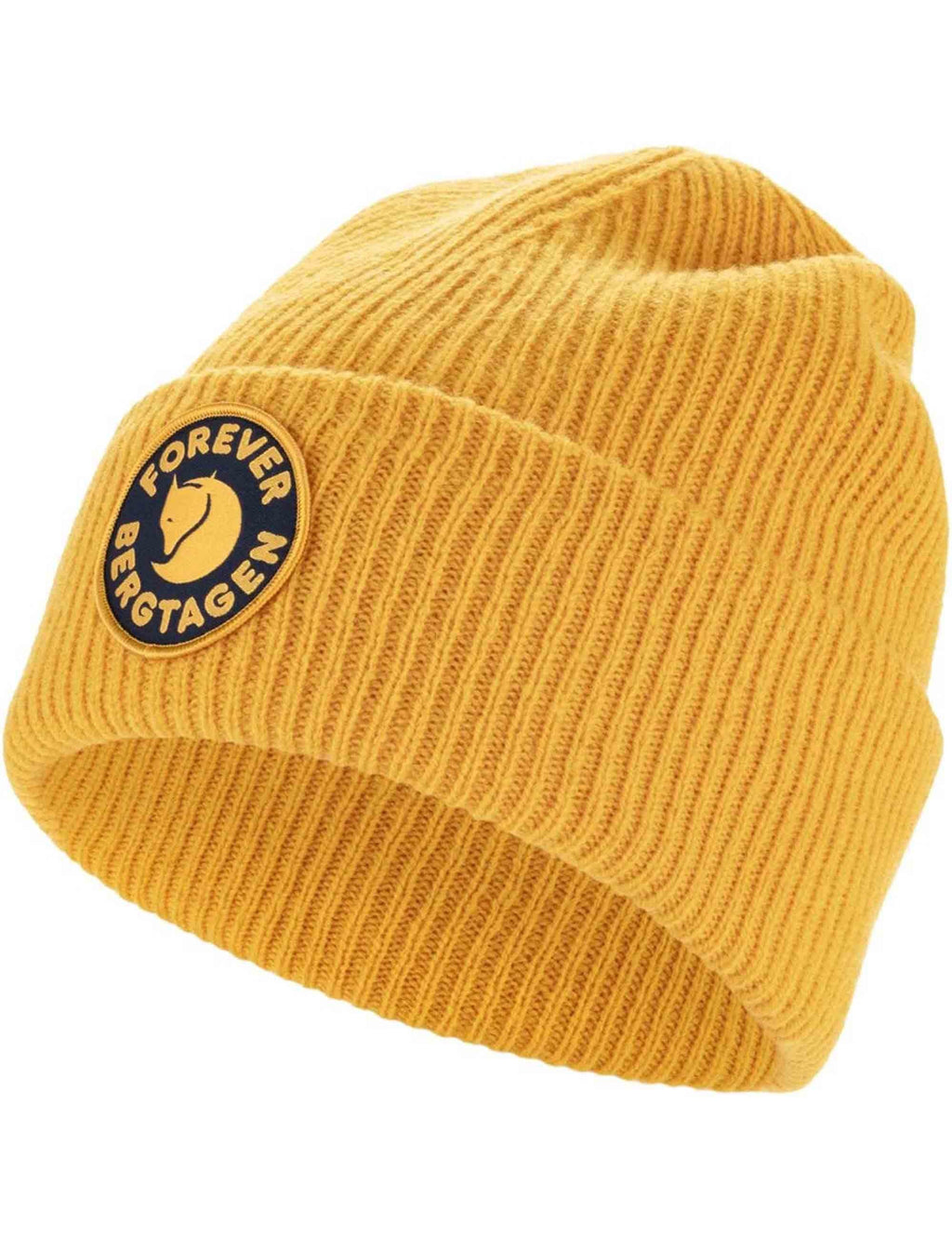 Bergtagen Forever Wool Beanie Hat - Mustard Yellow