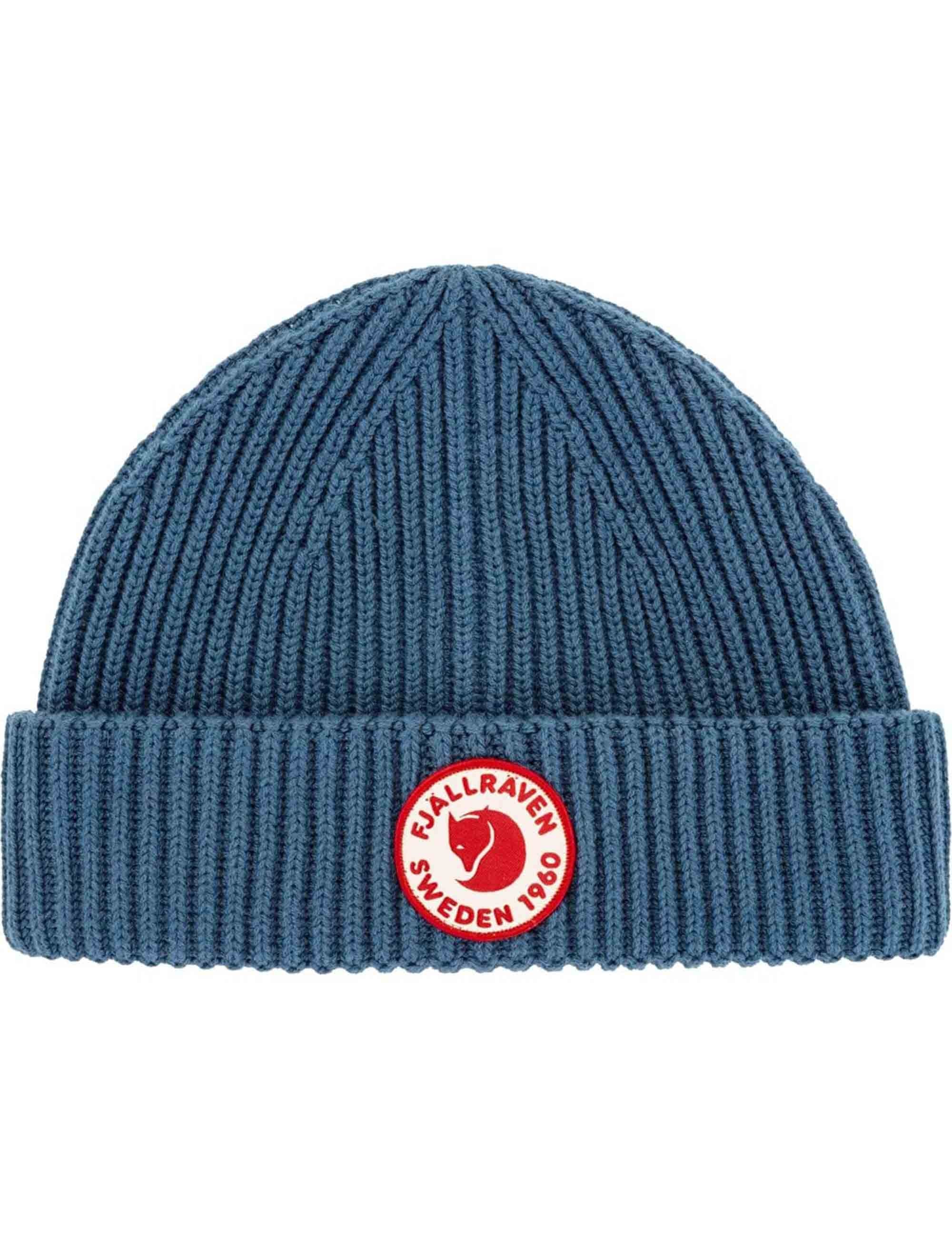 Fjallraven 1960 Lite Logo Beanie Hat - Indigo Blue