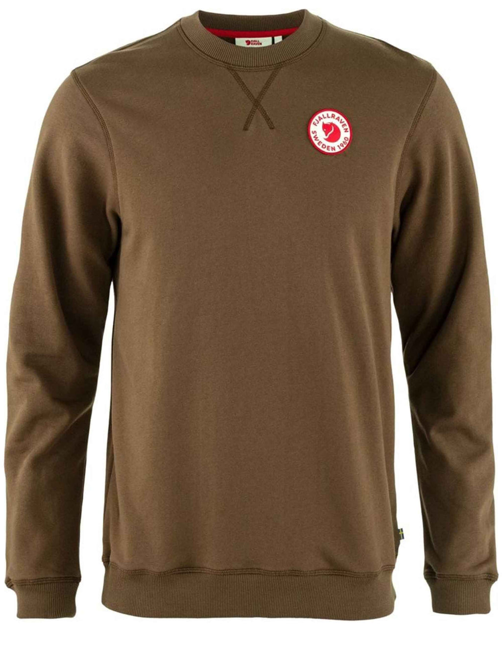 1960 Logo Badge Crew Sweat - Dark Oak