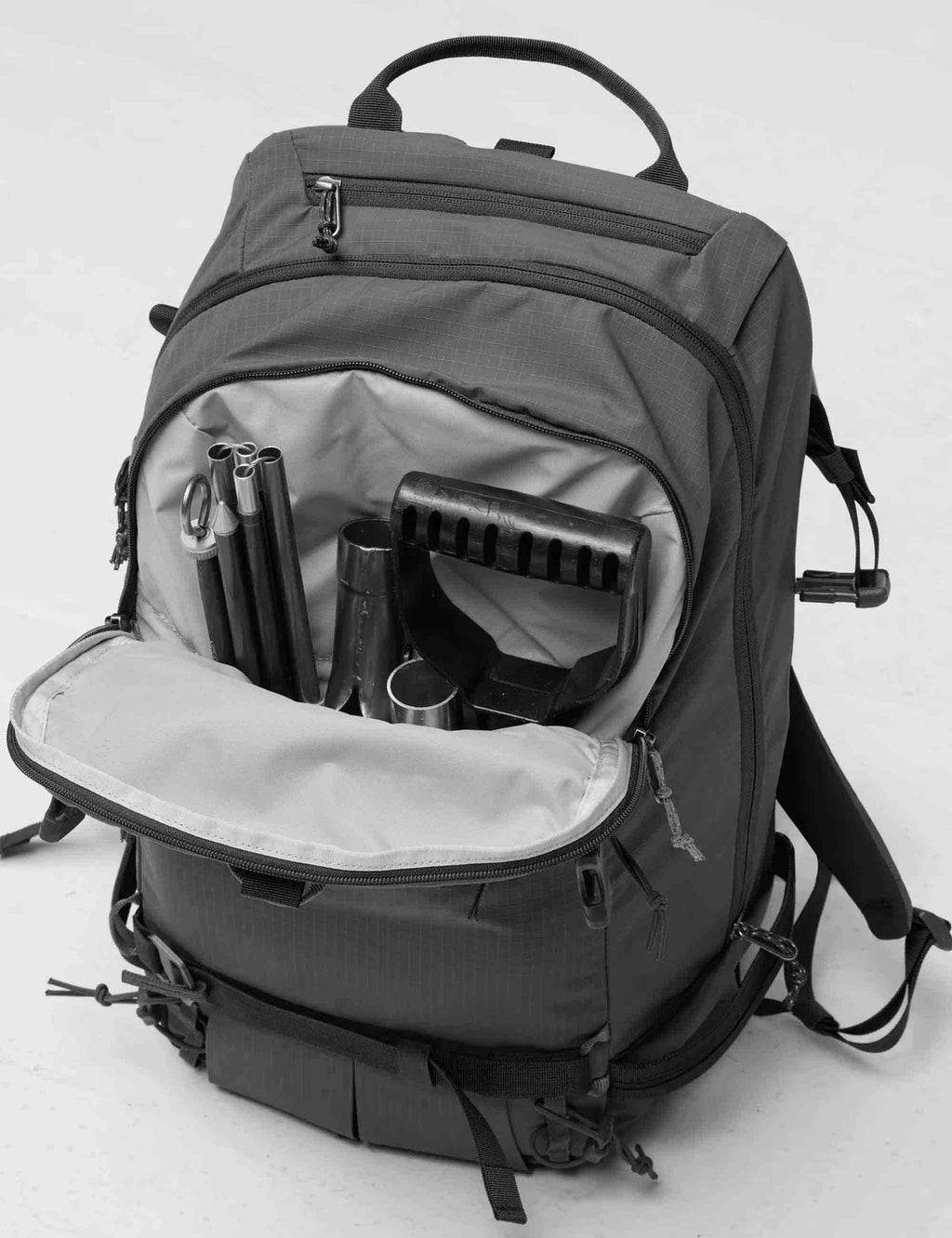 Bergtagen Touring 22L Backpack - Flame Orange-Mountain Blue