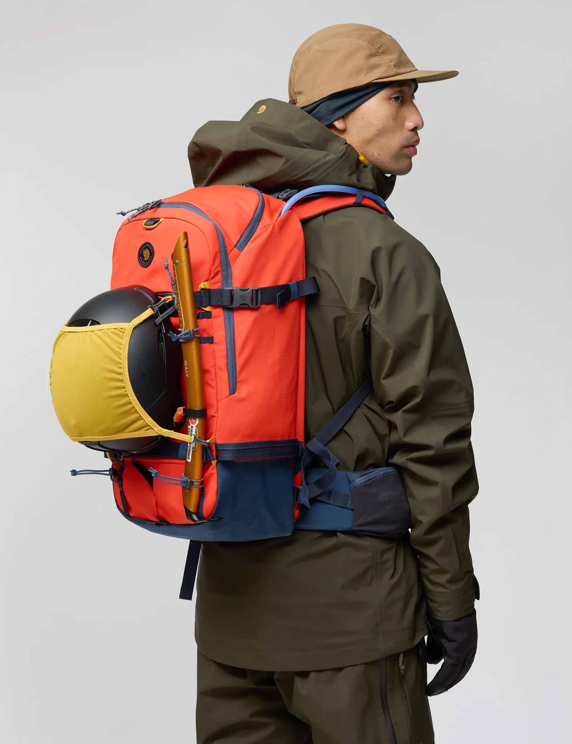 Fjallraven Bergtagen Touring 30L M/L Backpack - Flame Orange-Mountain Blue