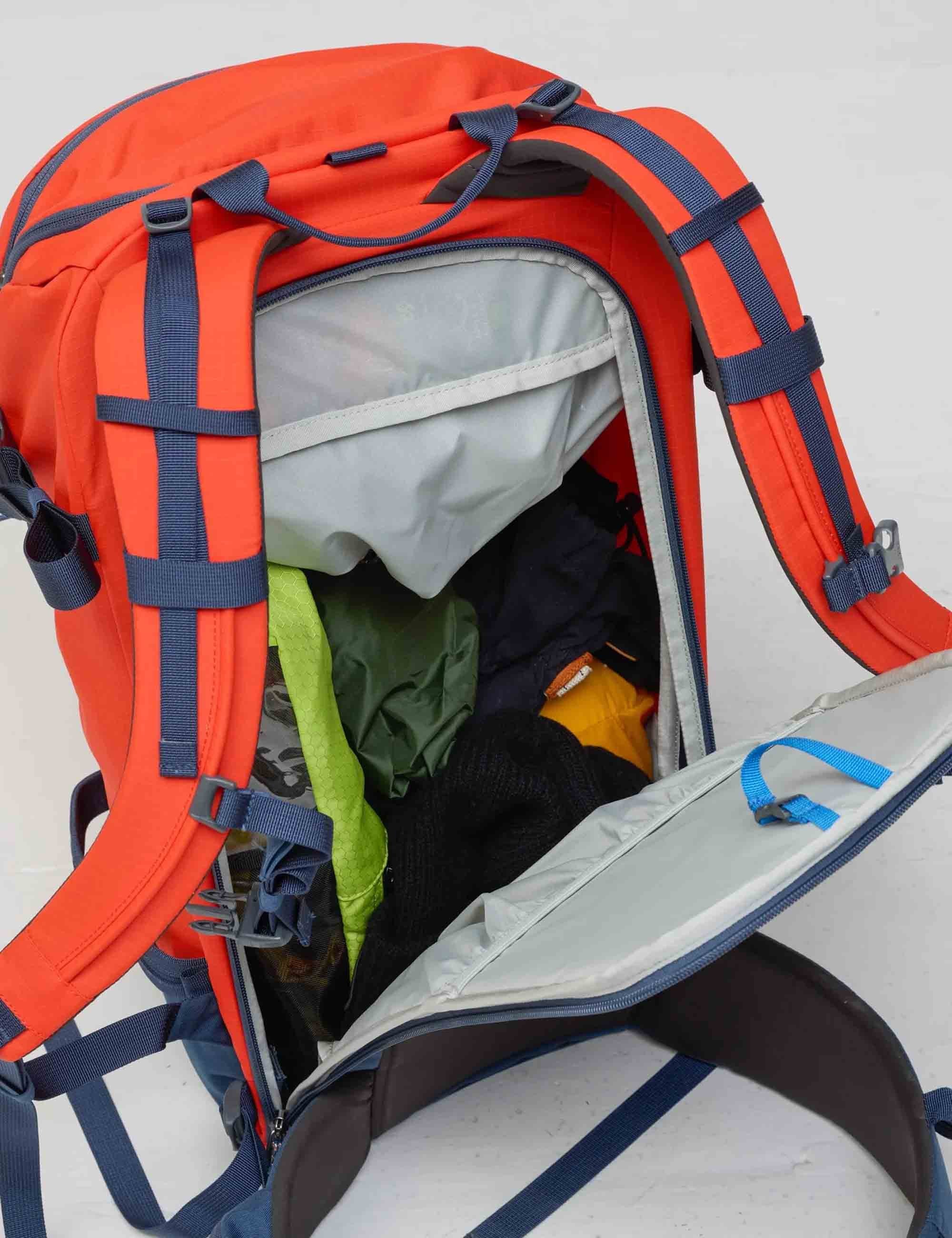 Fjallraven Bergtagen Touring 30L M/L Backpack - Flame Orange-Mountain Blue
