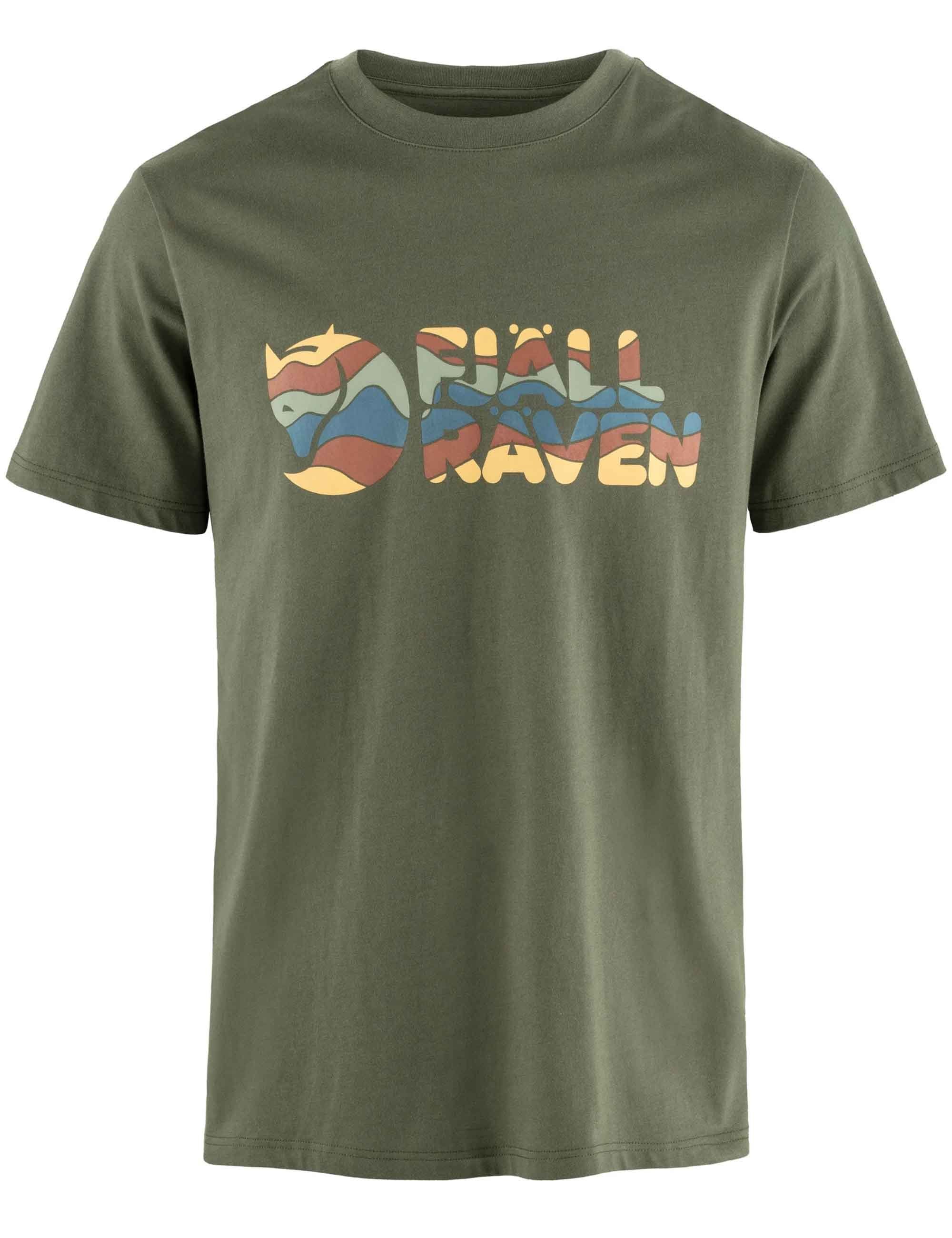 Fjallraven Multi Logo T-Shirt - Laurel Green
