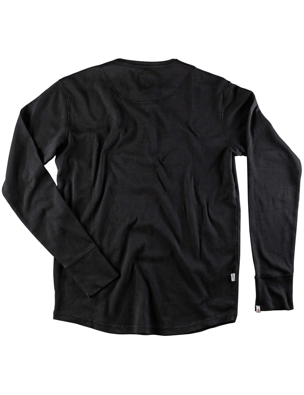 The New Elder Henley Shirt - Black