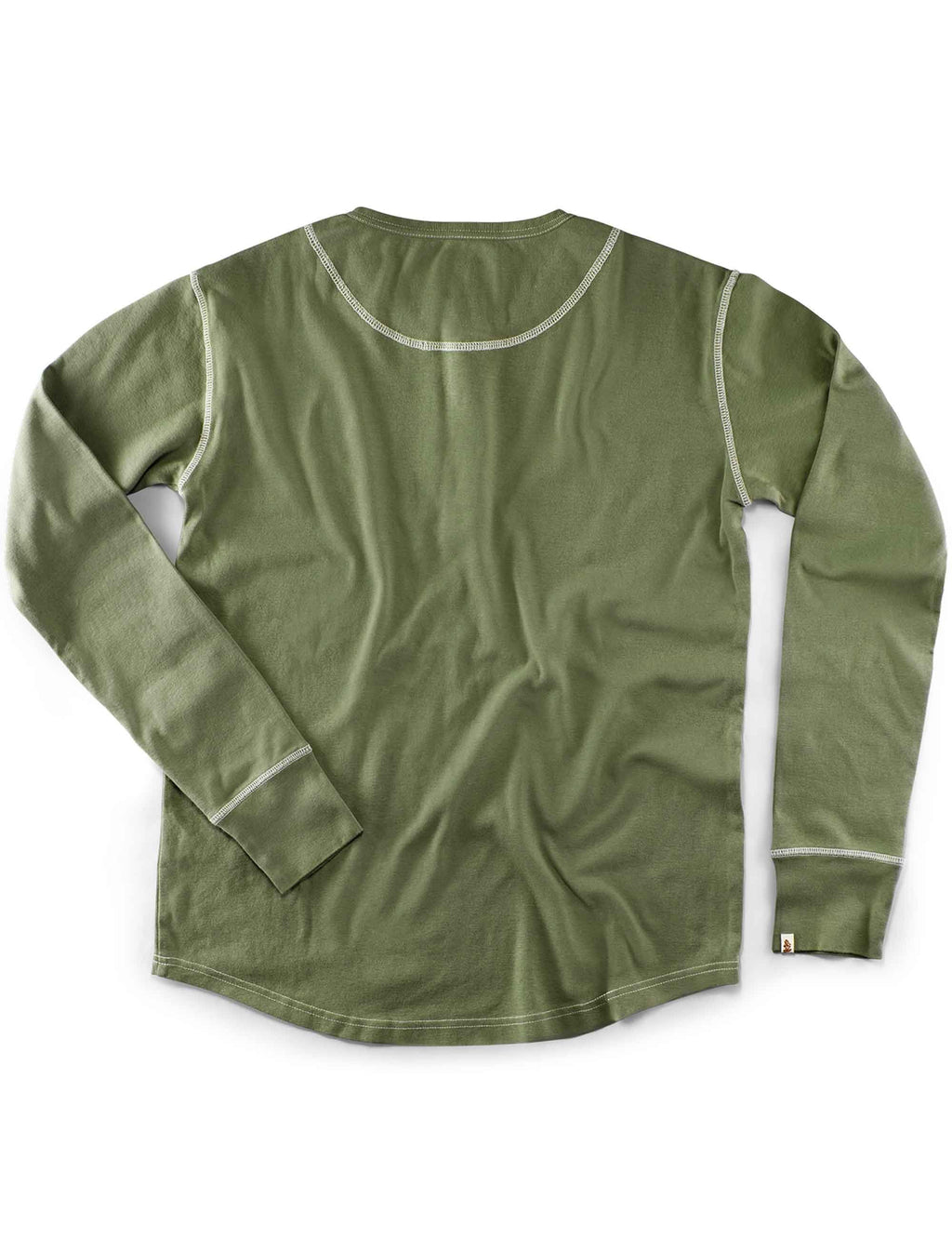The New Elder Henley Shirt - Army Green