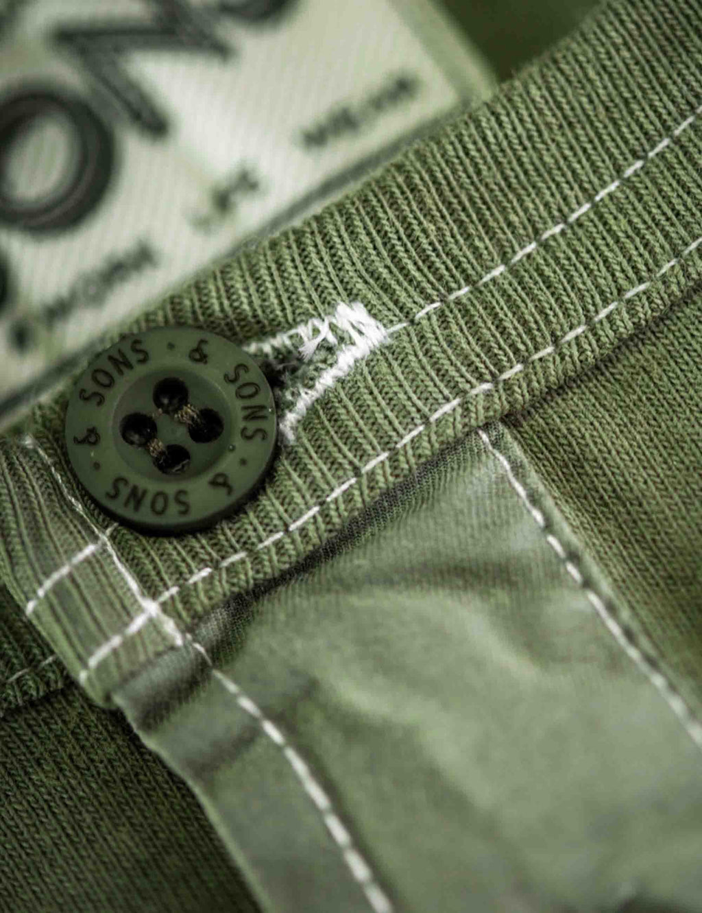 The New Elder Henley Shirt - Army Green