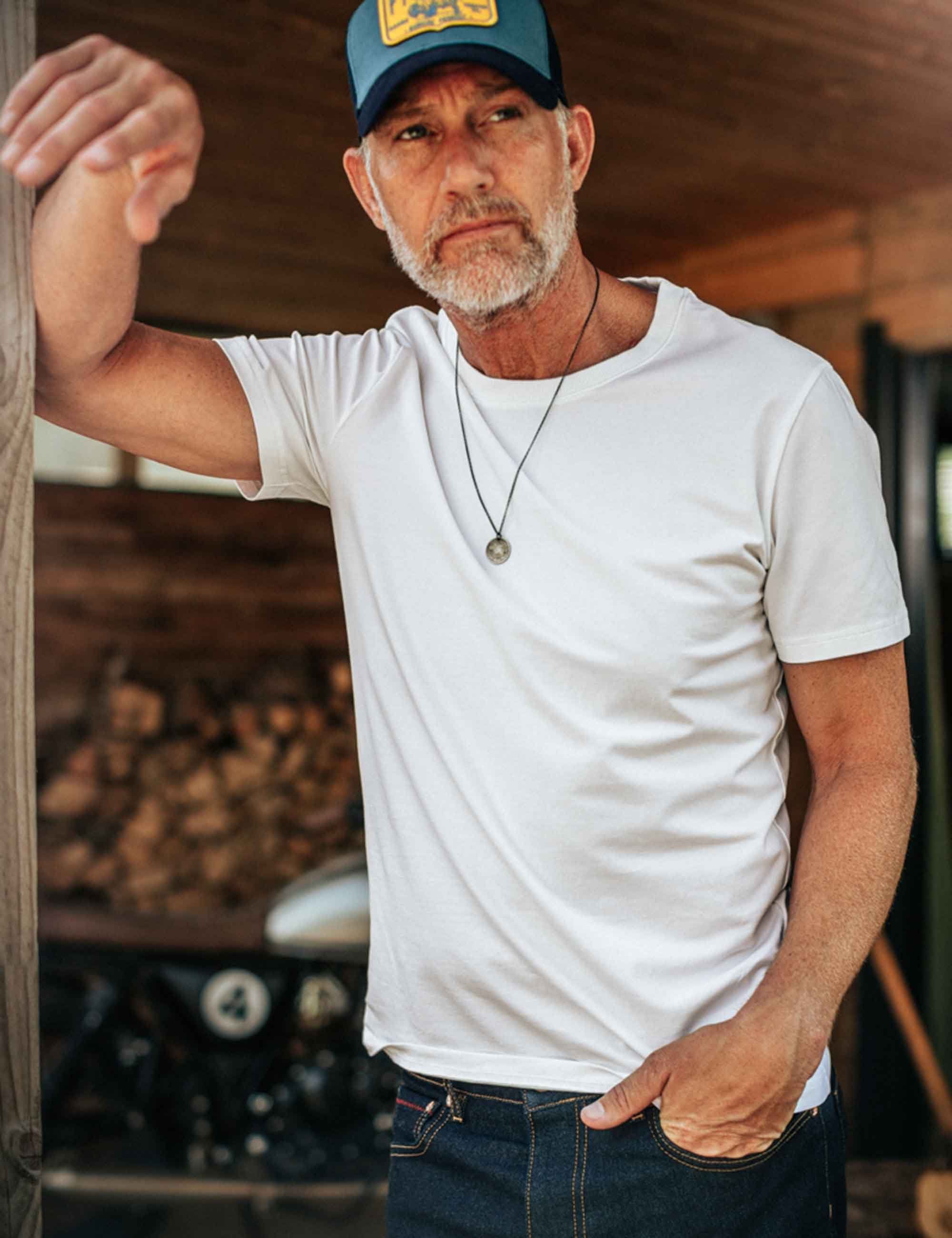AND Sons Essentials T-Shirt - White