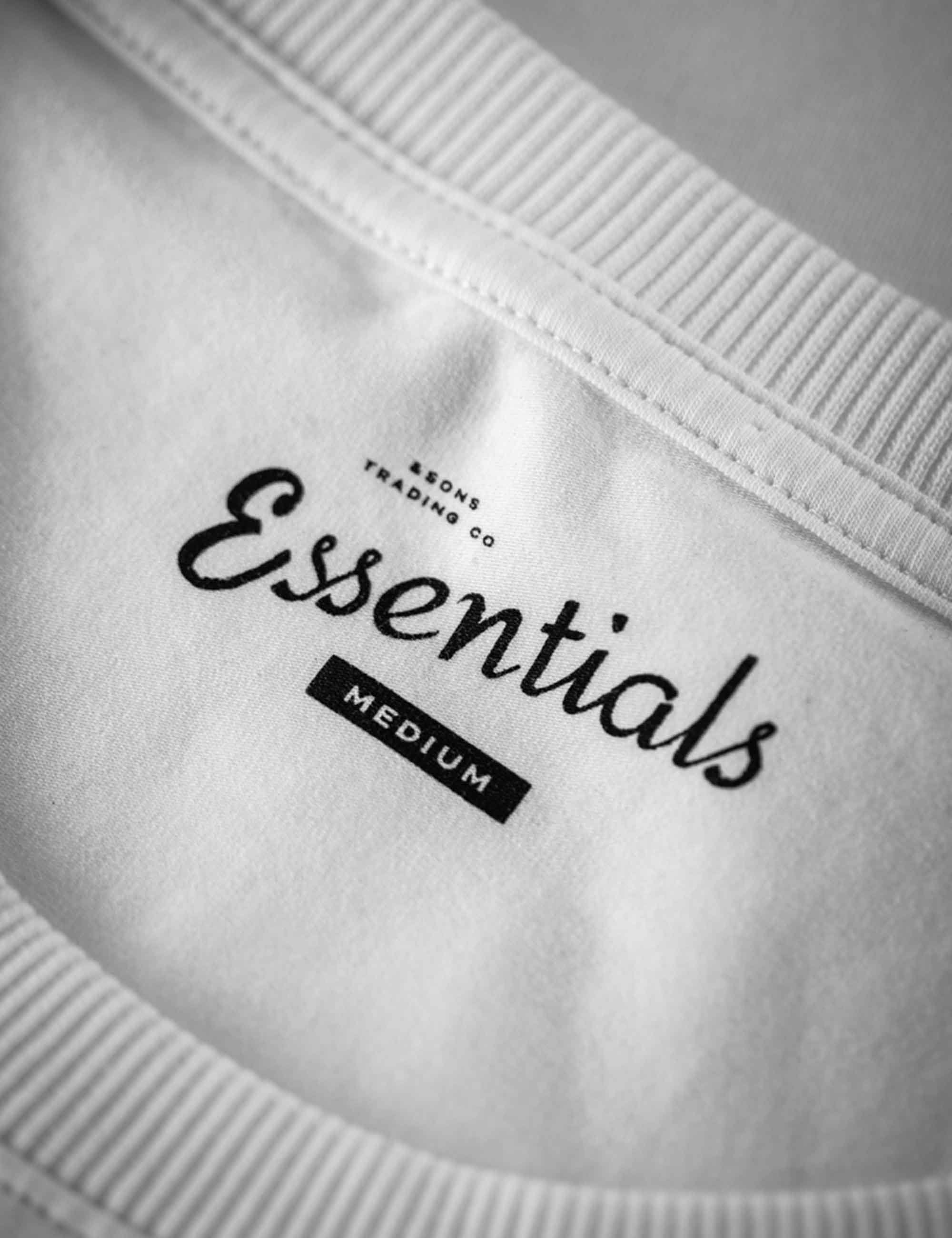 AND Sons Essentials T-Shirt - White