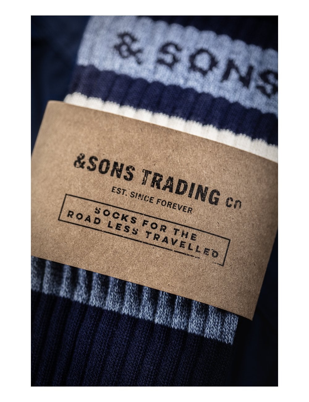 &Sons Baseline Socks - Navy