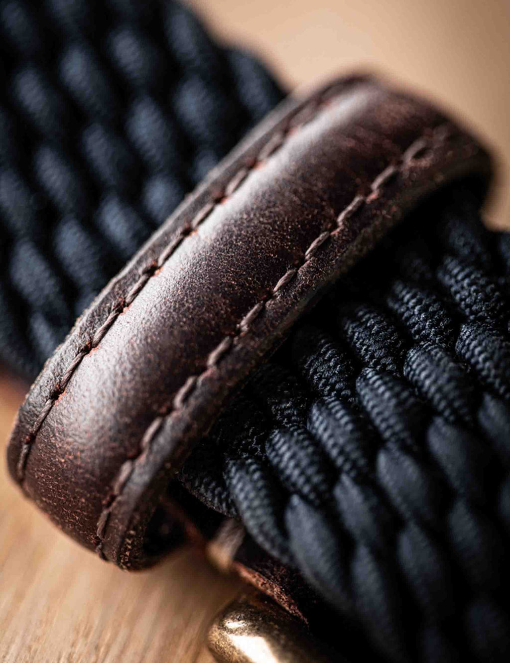 Bodega Braided Belt - Navy