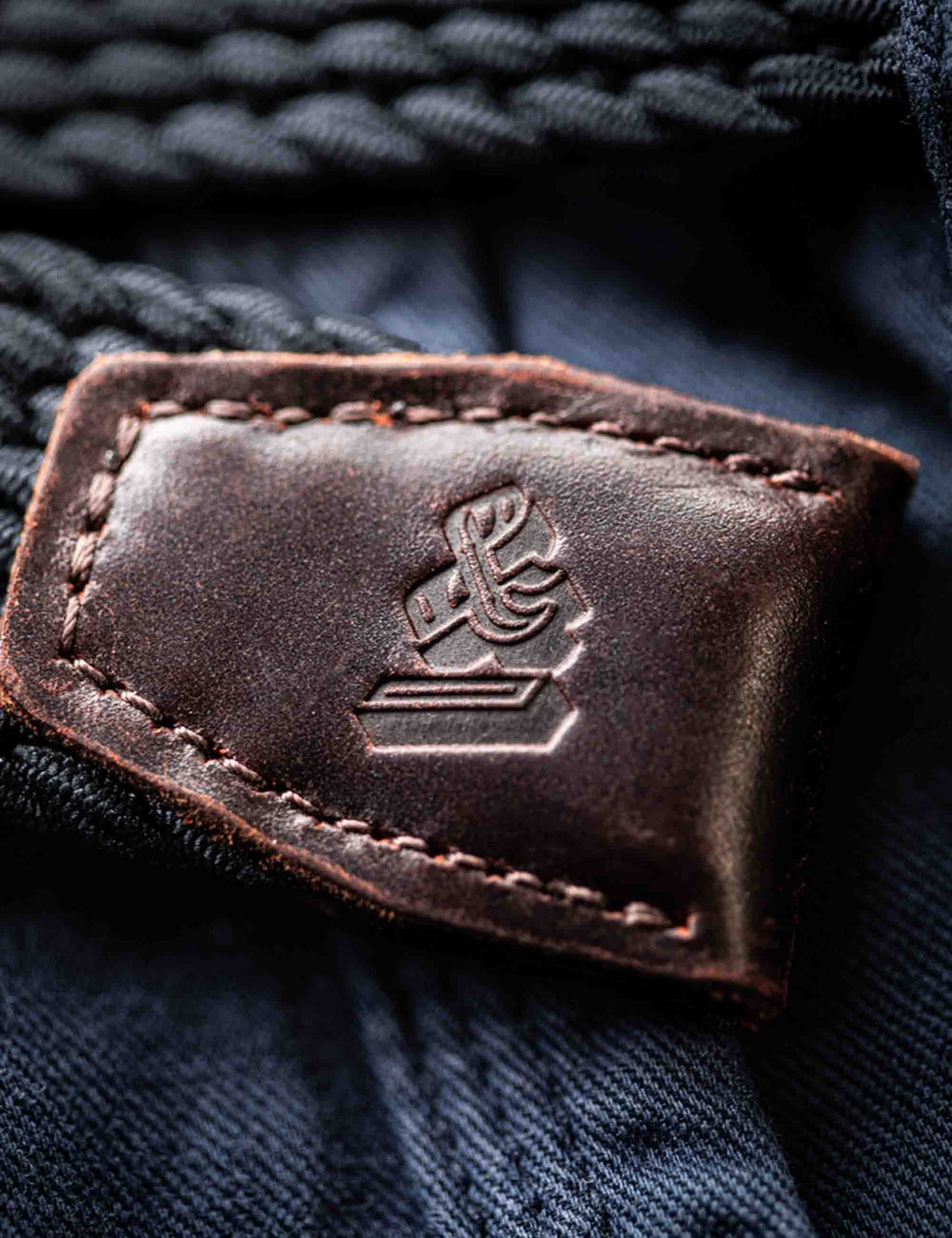 Bodega Braided Belt - Navy