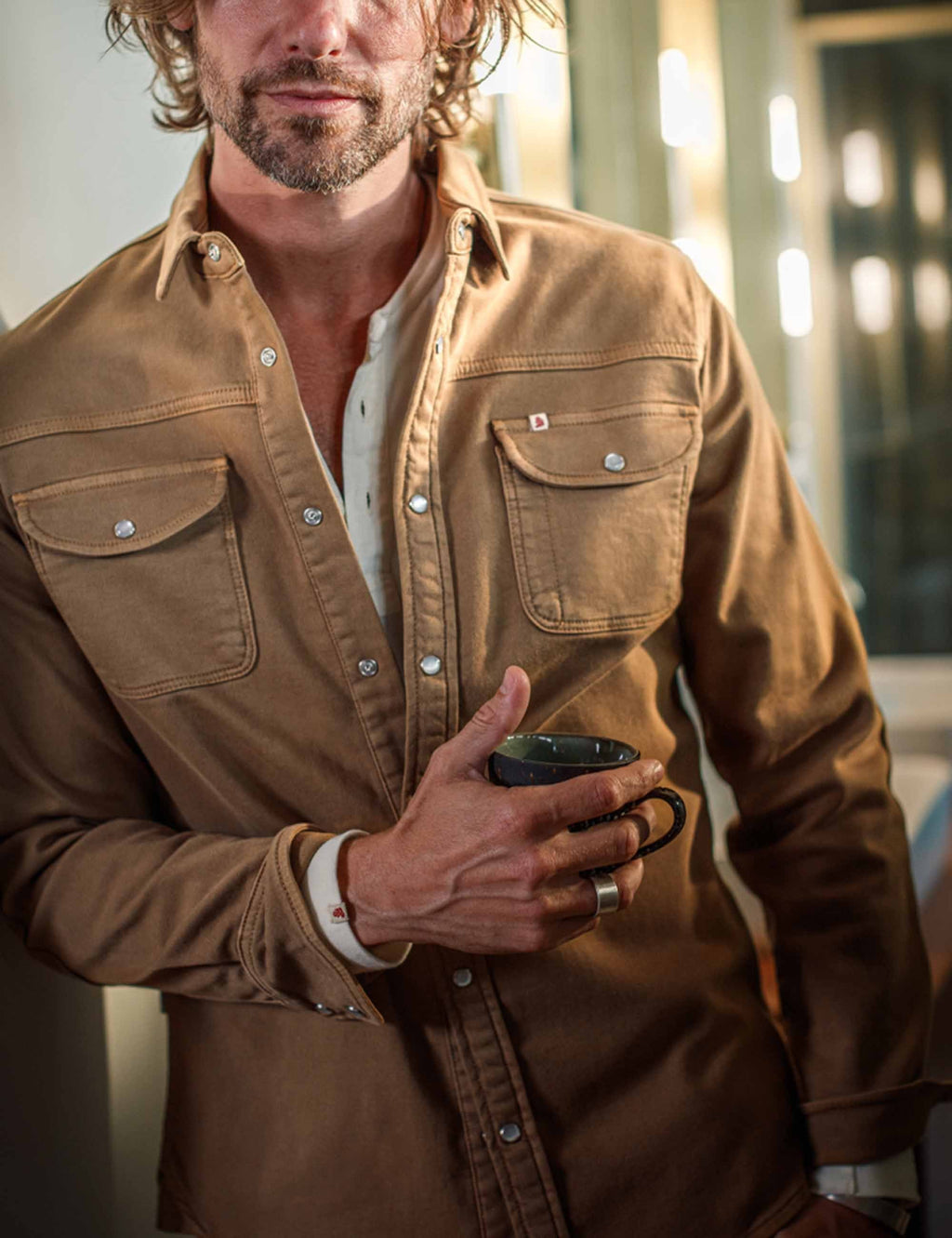 Sunday Shirt - Dark Tan