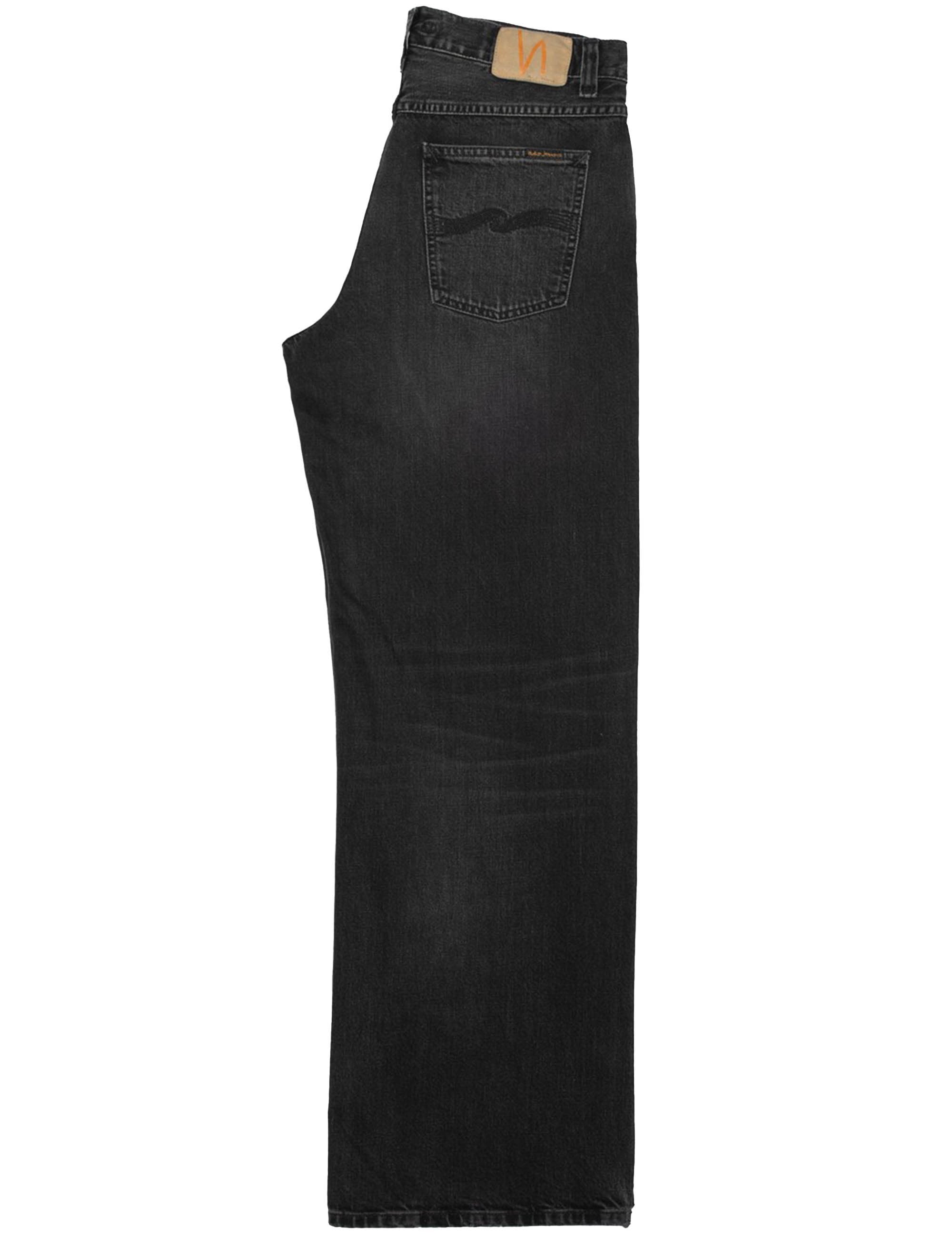 Nudie Jeans Loud Larry Jeans - Black Storm Wash