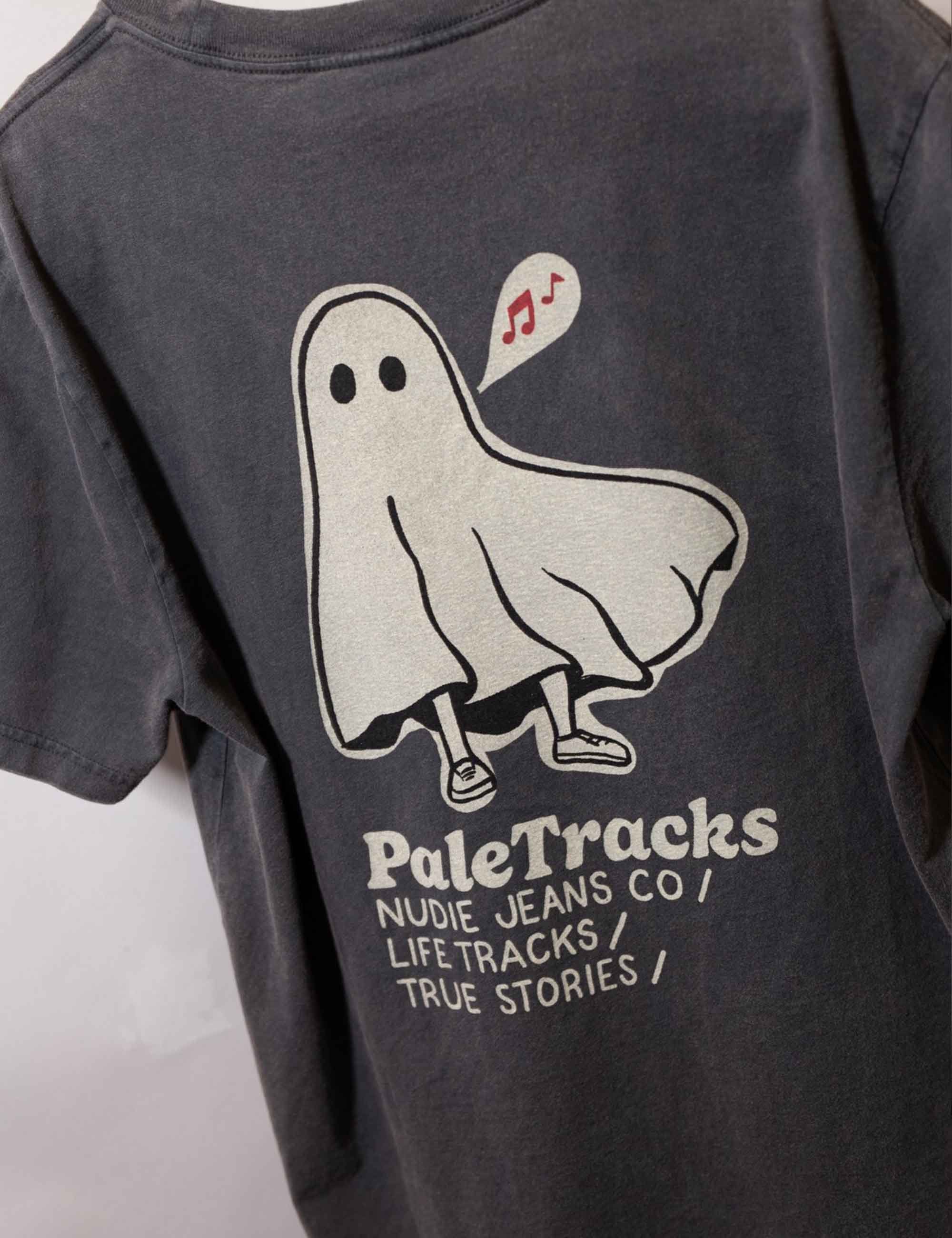 Nudie Jeans Roy Pale Tracks T-Shirt - Anthracite