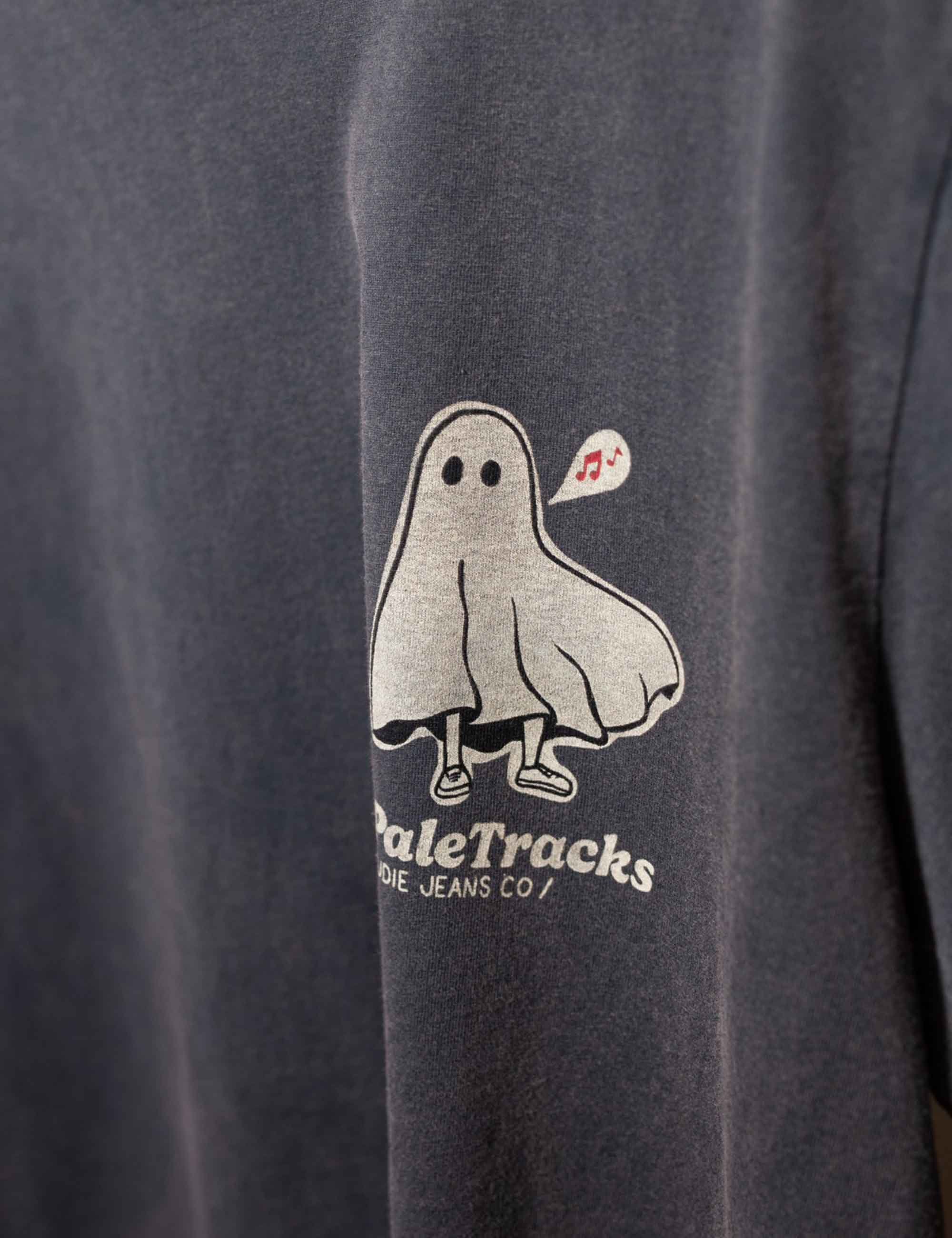 Nudie Jeans Roy Pale Tracks T-Shirt - Anthracite