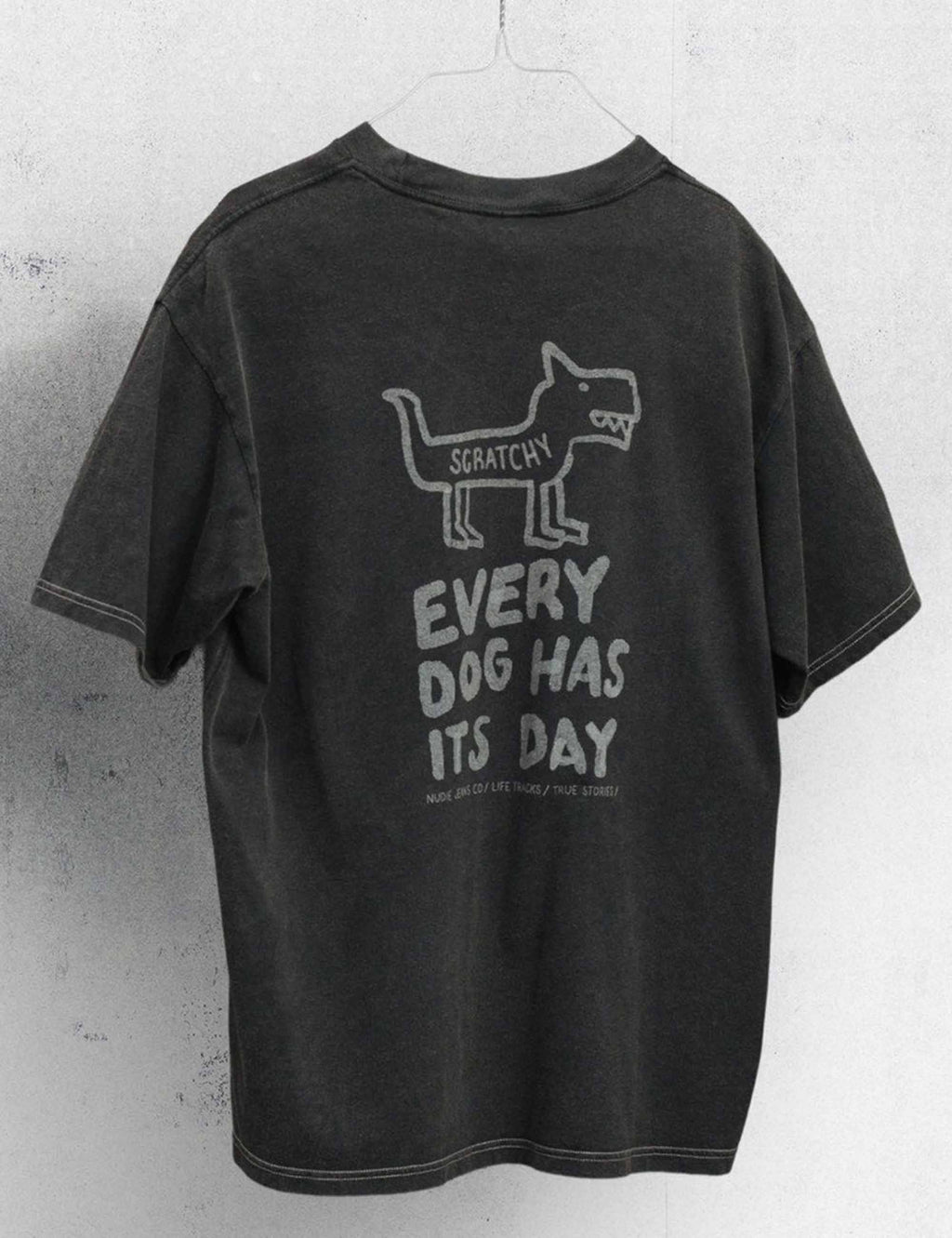 Koffe Scratched Tracks T-Shirt - Anthracite
