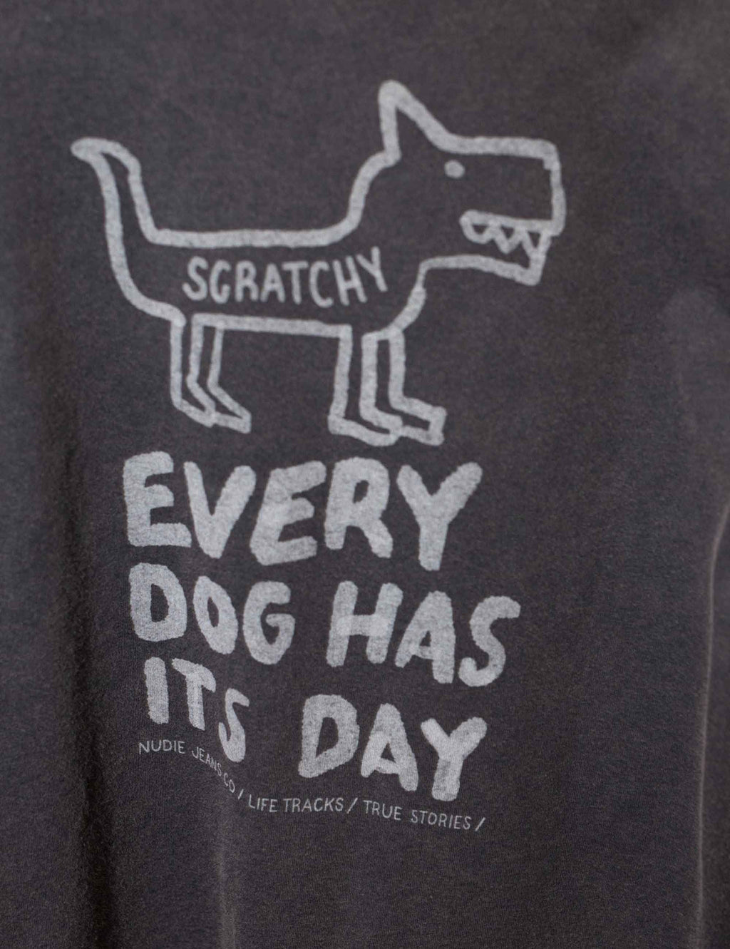 Koffe Scratched Tracks T-Shirt - Anthracite