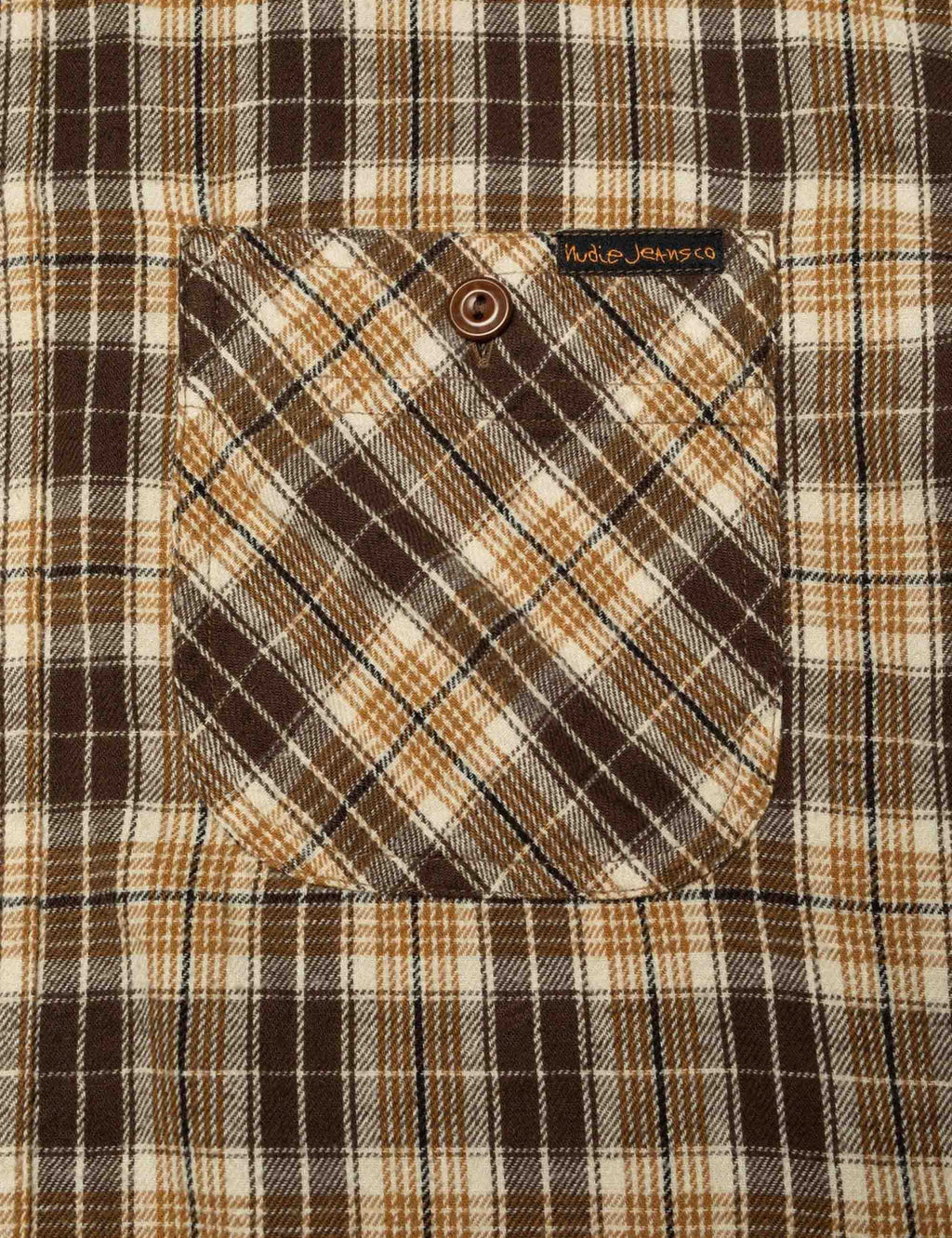 Julian Worker Check Shirt - Brown