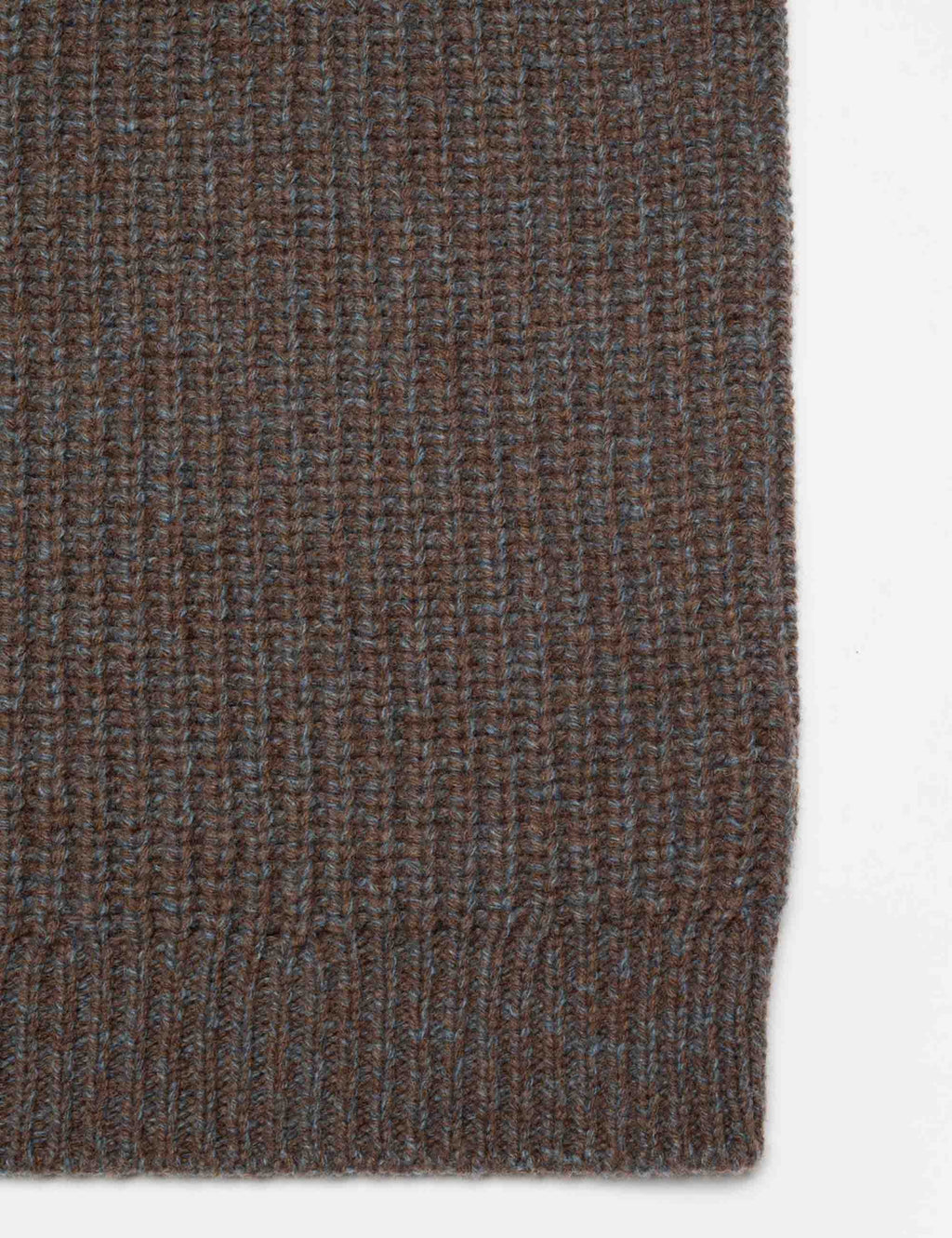 August Chunky Crew Neck Knit - Brown