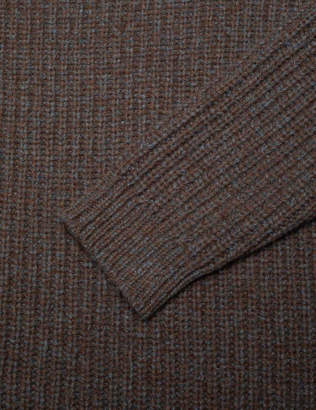 August Chunky Crew Neck Knit - Brown