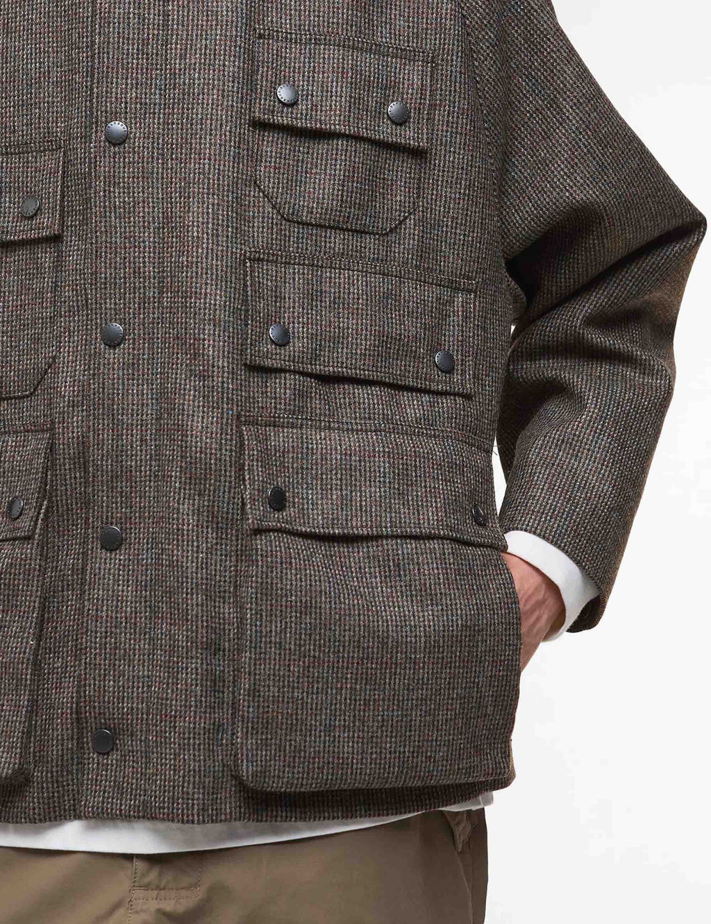 Editor Wool Jacket - Olive Check