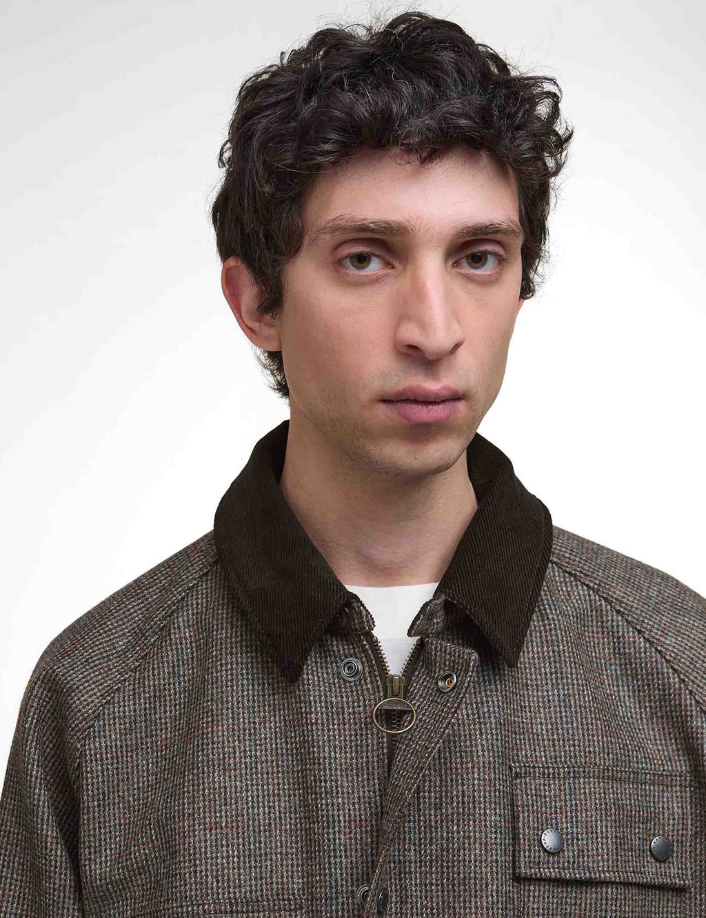 Editor Wool Jacket - Olive Check