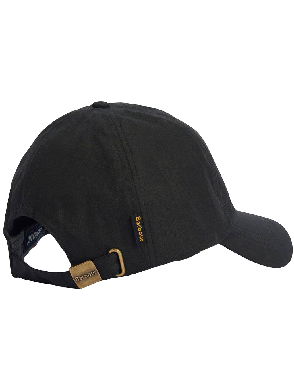 Waxed Sports Cap - Black