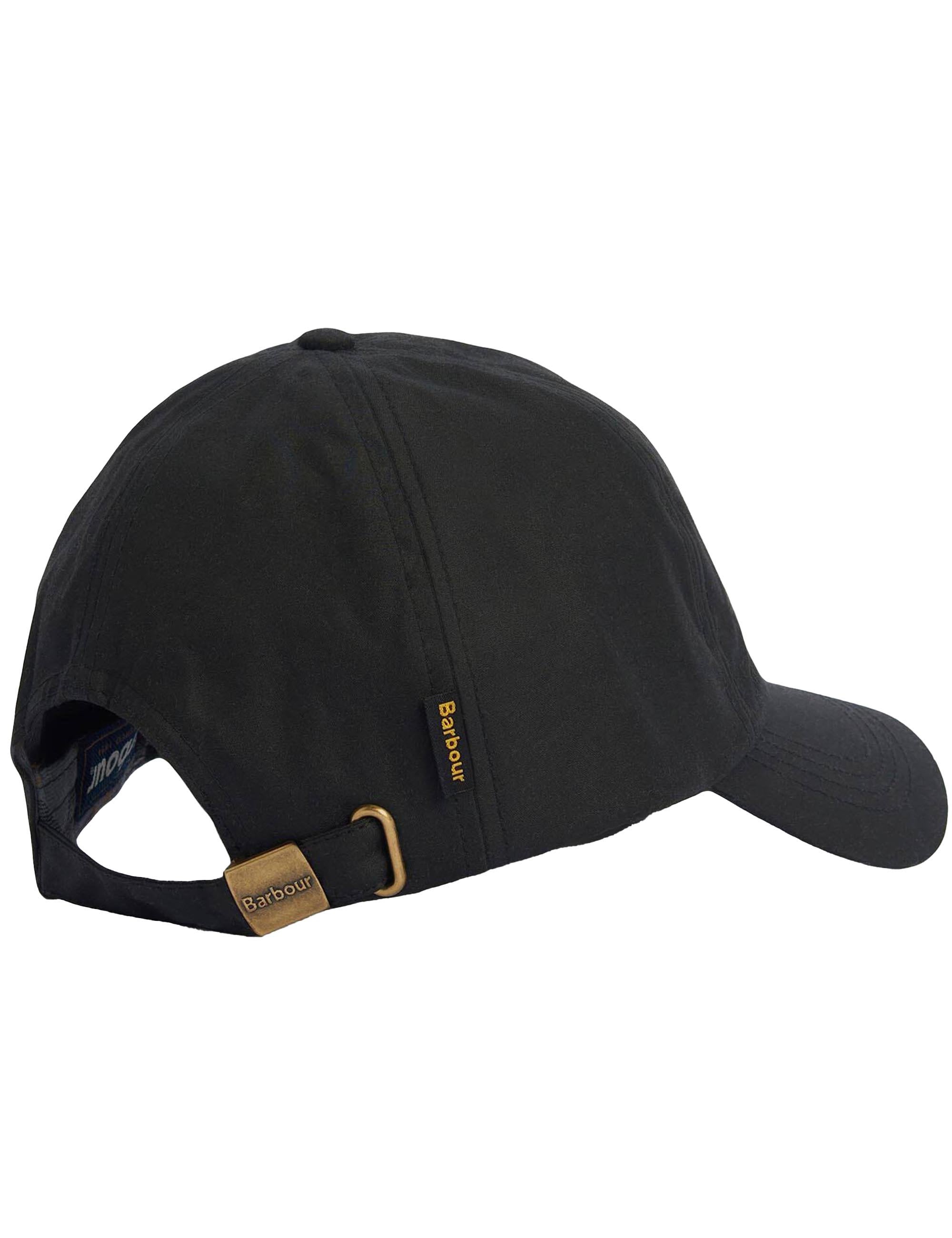Barbour Waxed Sports Cap - Black