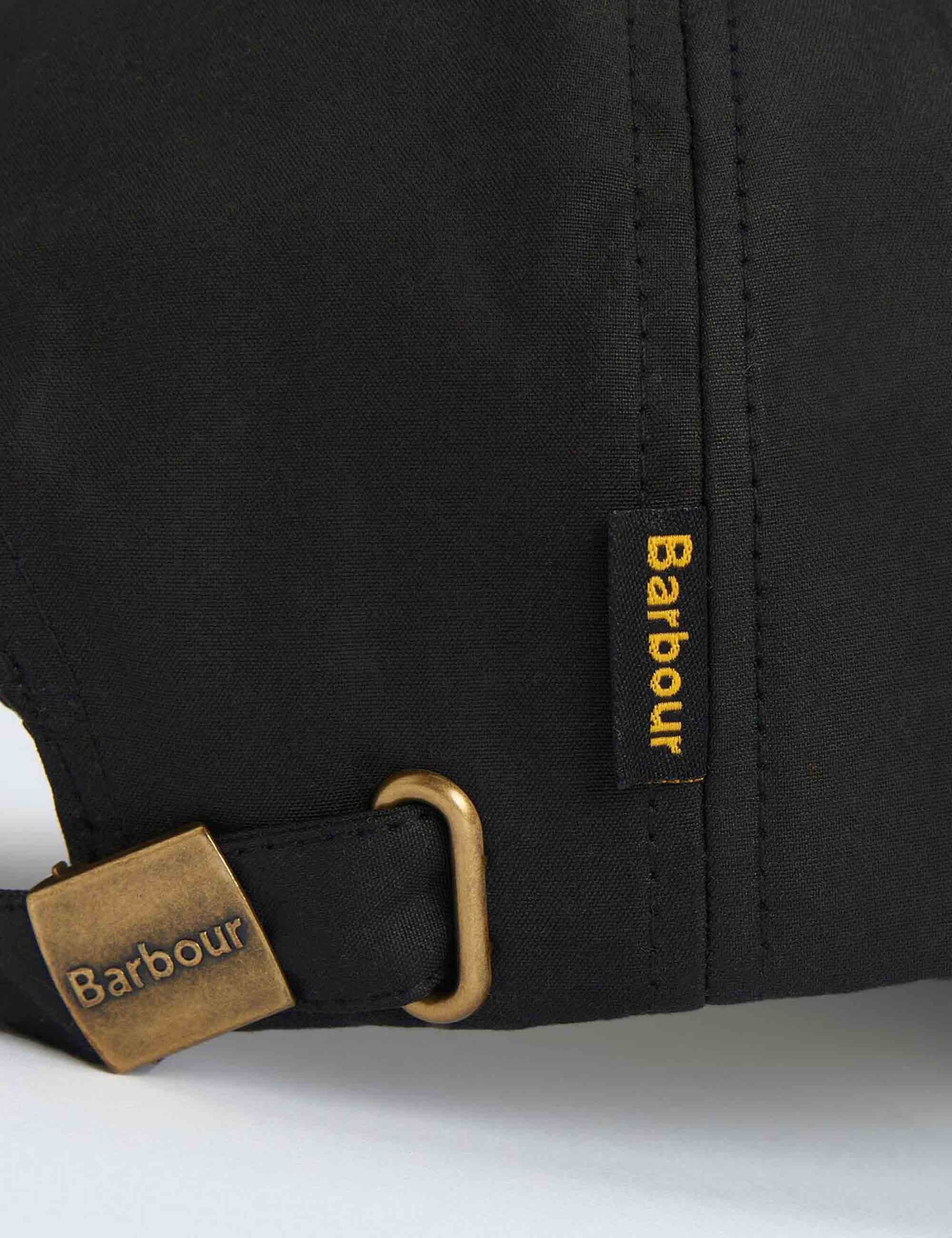 Barbour Waxed Sports Cap - Black